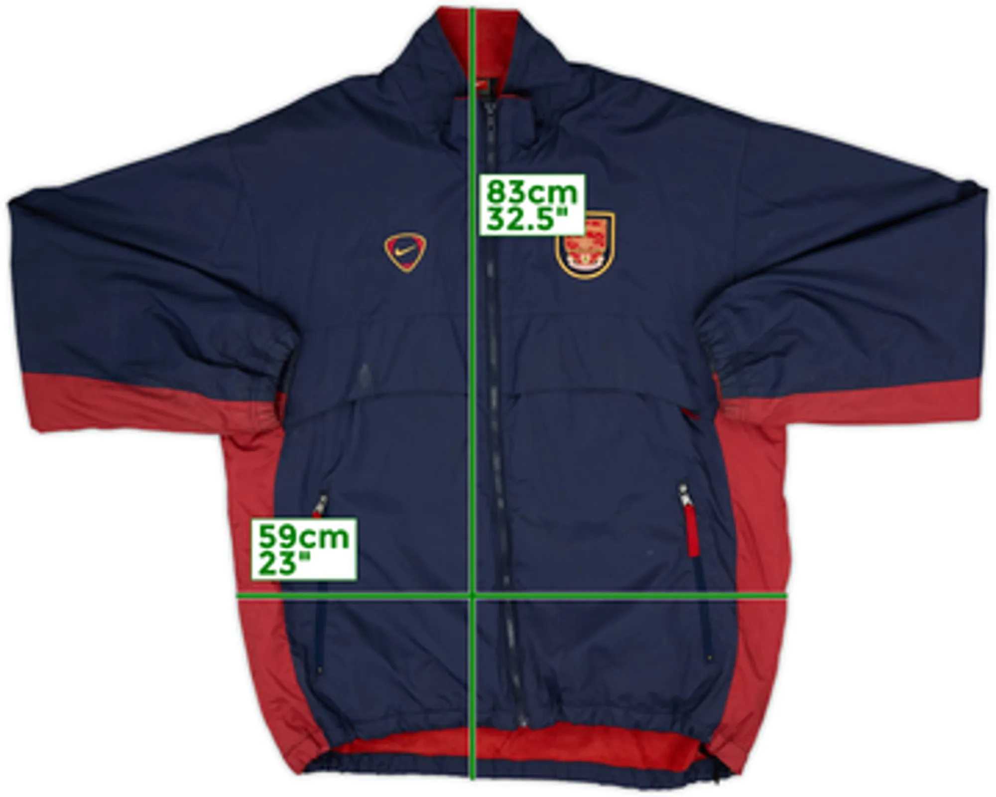 2000-01 Arsenal Nike Rain Jacket - 7/10 - (M)