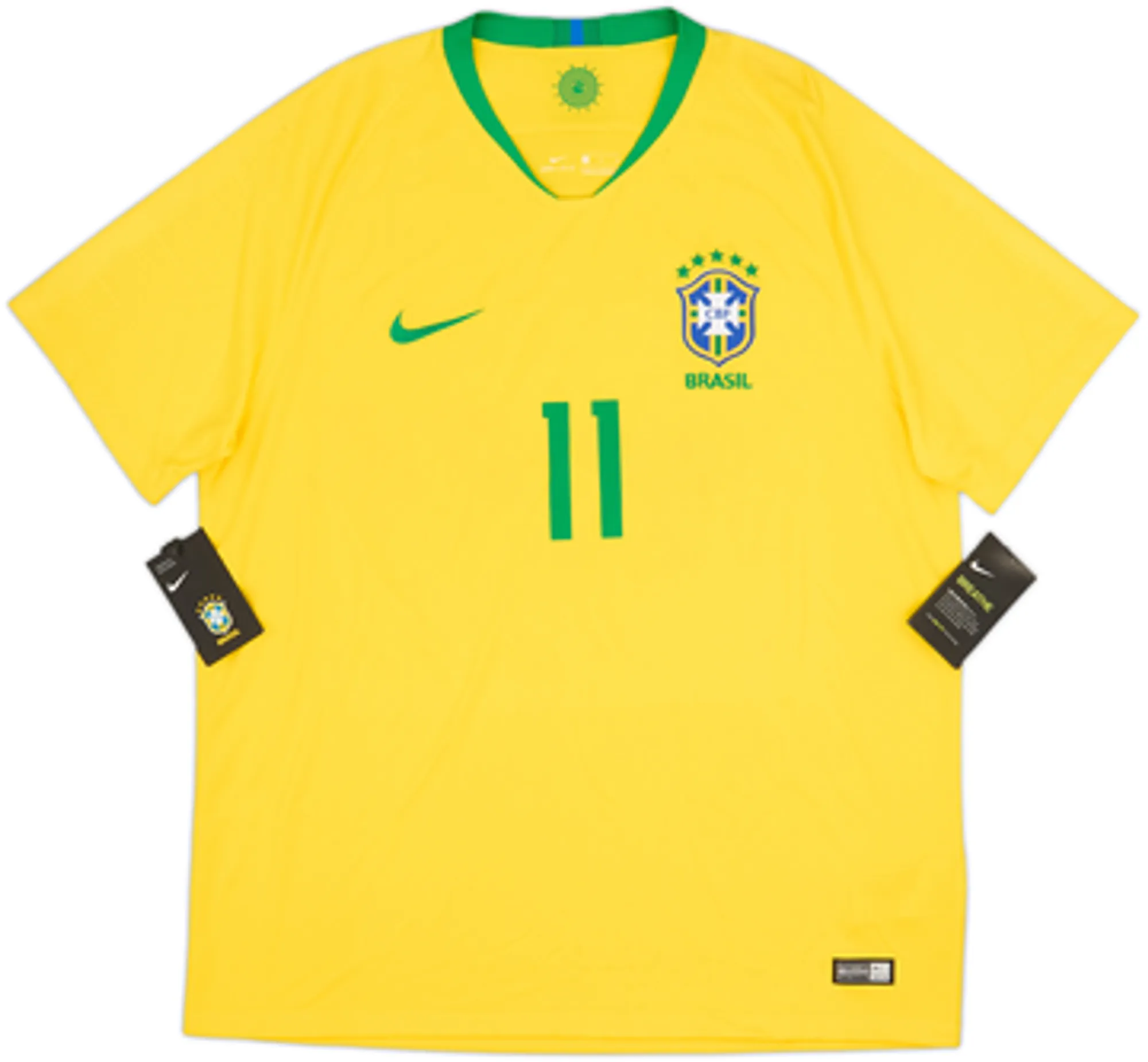 2018-19 Brazil Home Shirt Coutinho #11 (S)