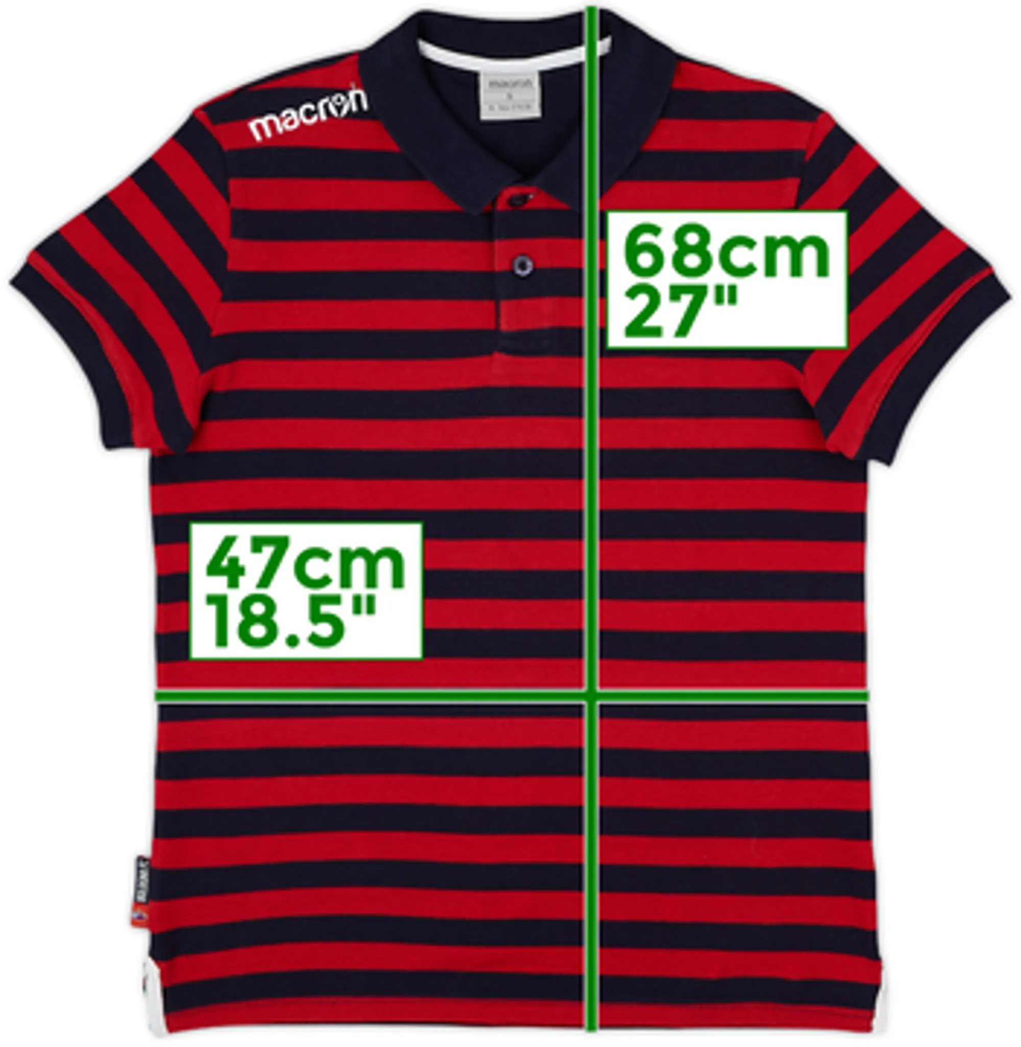 2013-14 Bologna Macron Polo Shirt - 9/10 - (S)