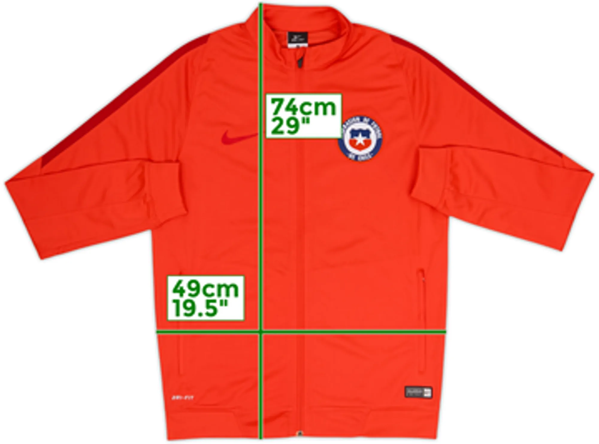 2016-17 Chile Nike Track Jacket - 9/10 - (M)