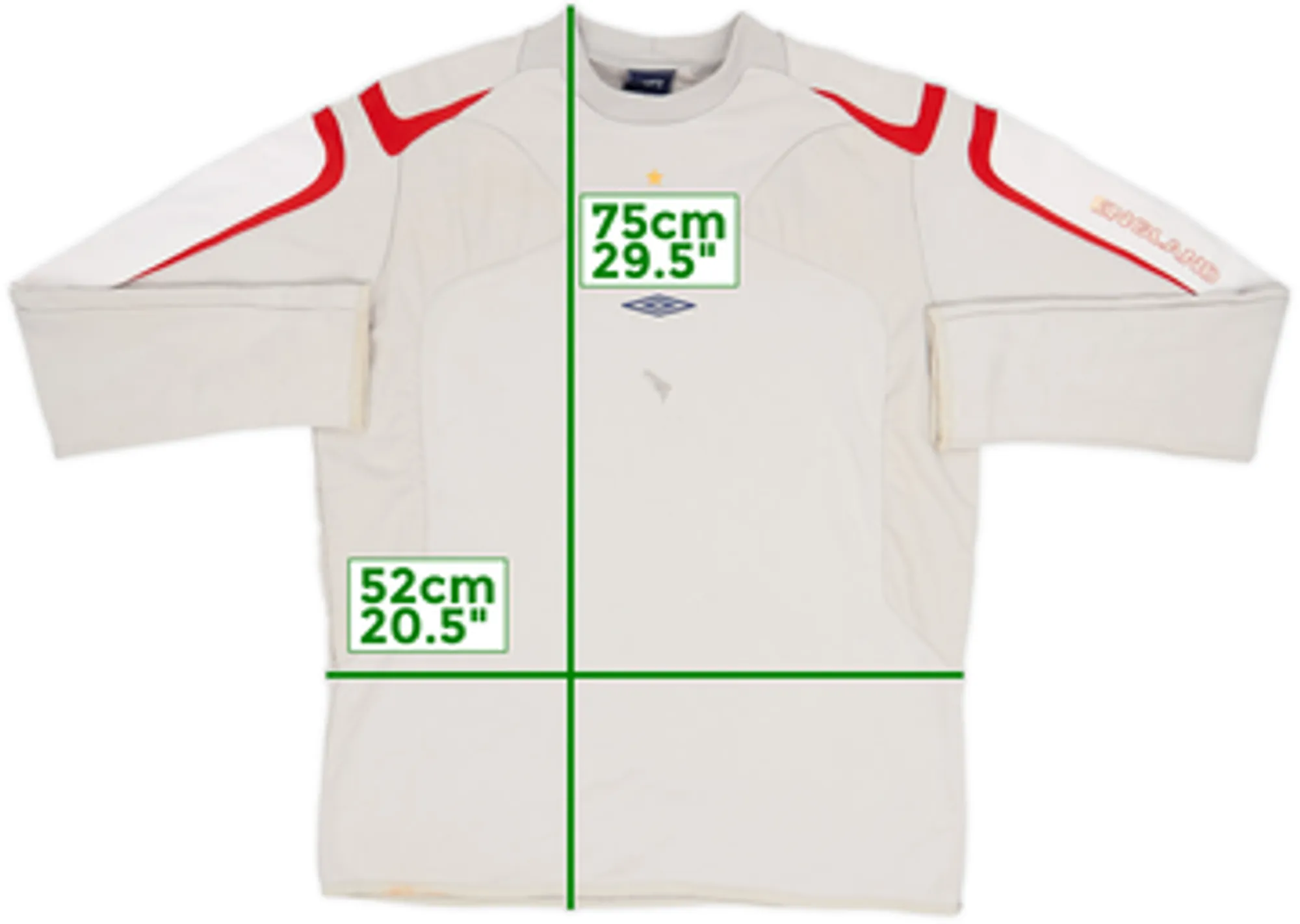 2004-05 England Umbro Sweat Top - 5/10 - (L)