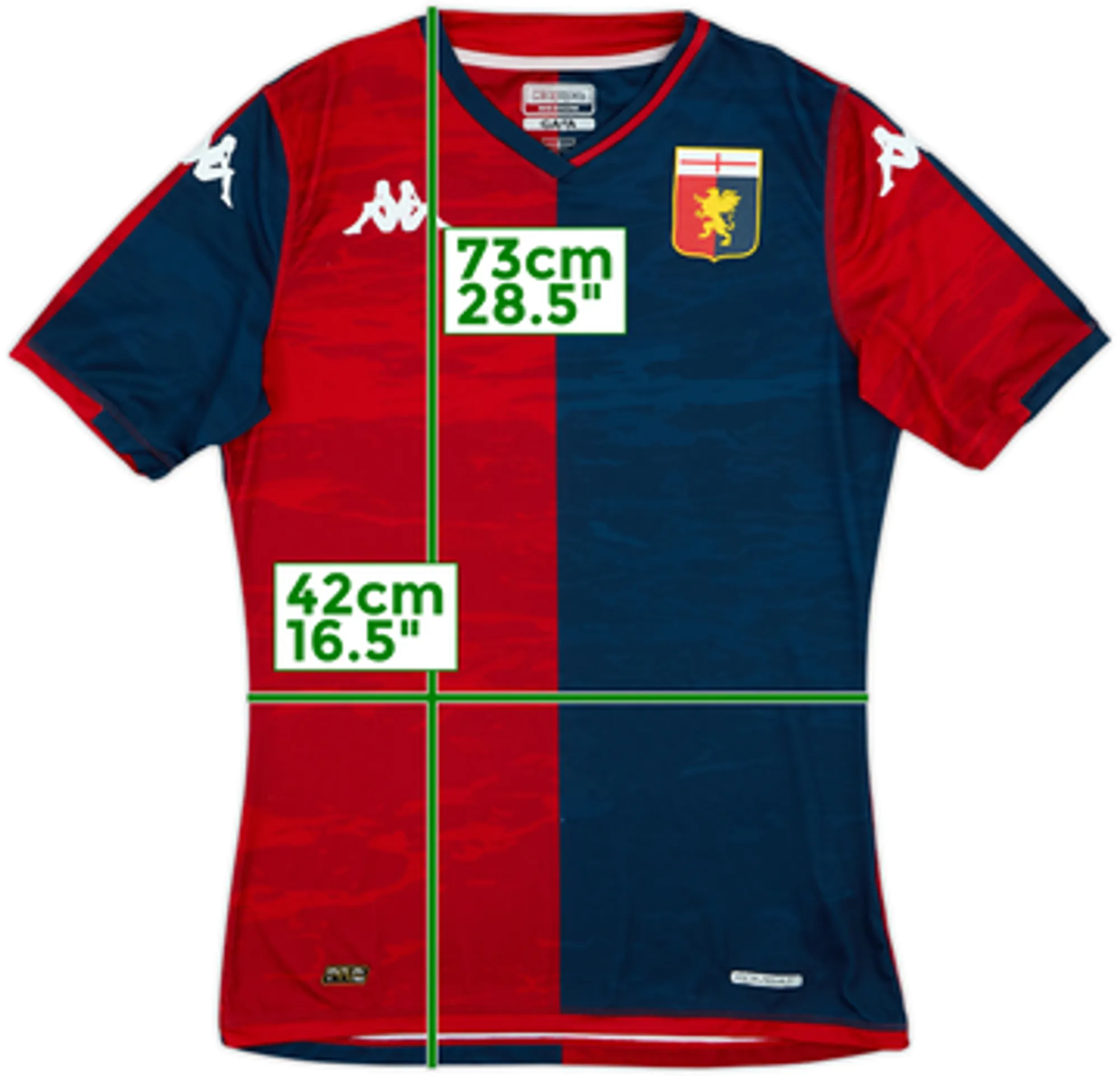 2023-24 Genoa Authentic Home Shirt - 8/10 - (M)
