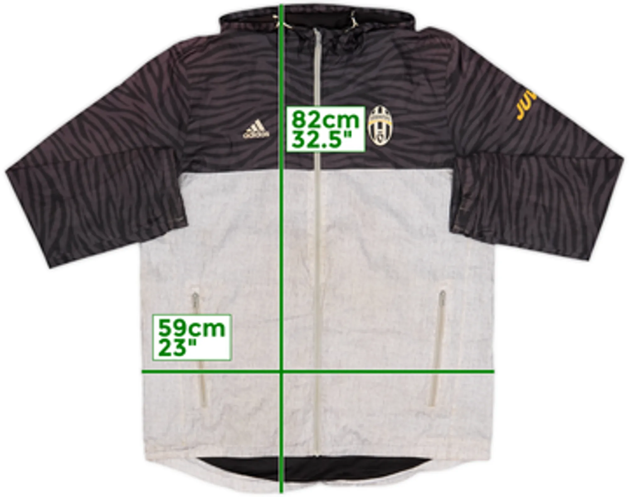 2016-17 Juventus adidas Hooded Rain Jacket - 6/10 - (XL)