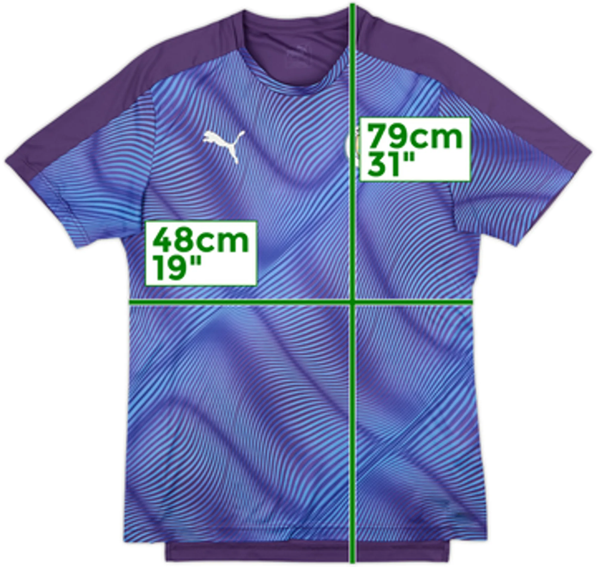 2019-20 Manchester City Puma Pre-Match Training Shirt - 7/10 - (L)