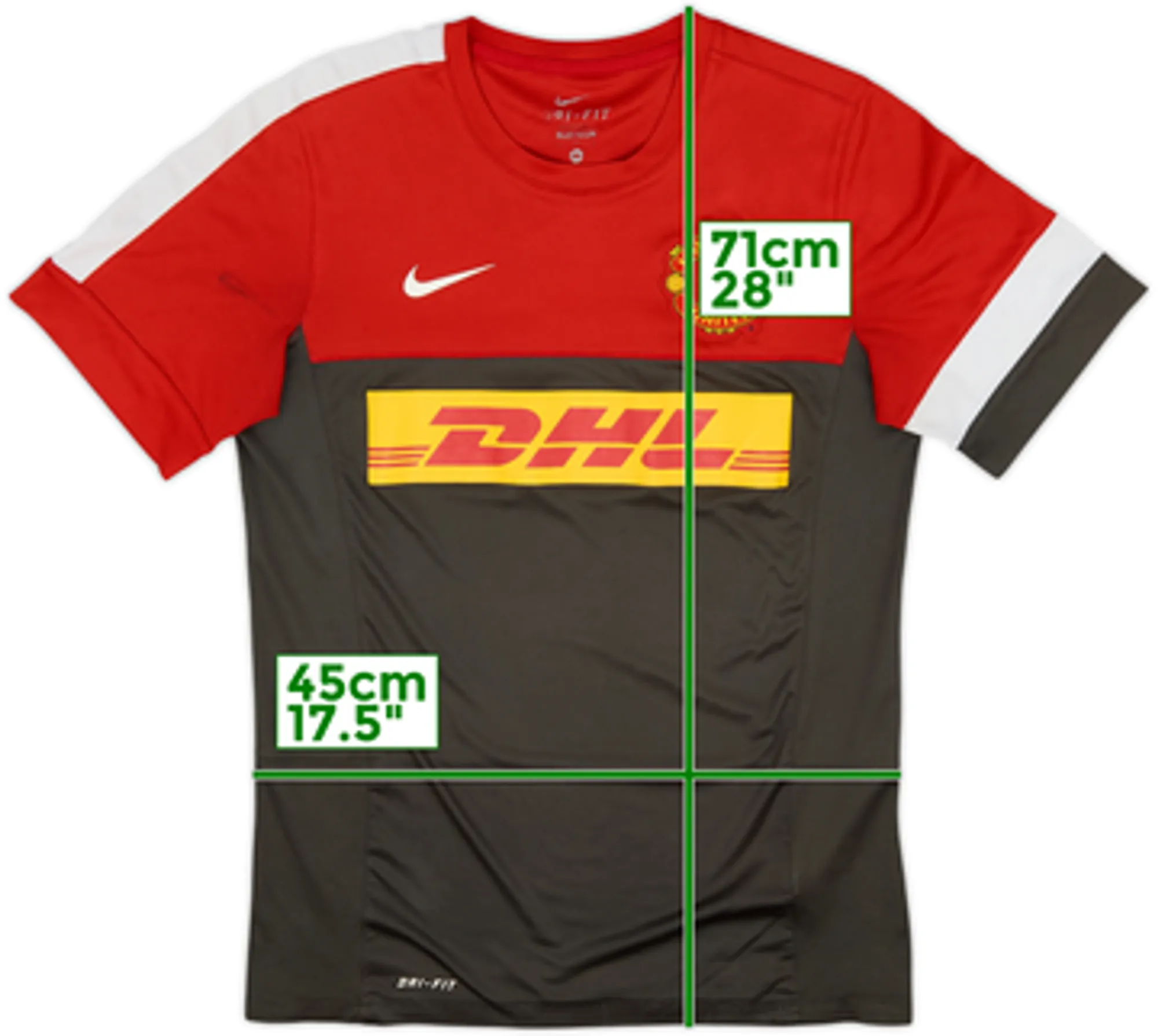 2012-123 Manchester United Nike Training Shirt - 4/10 - (M)