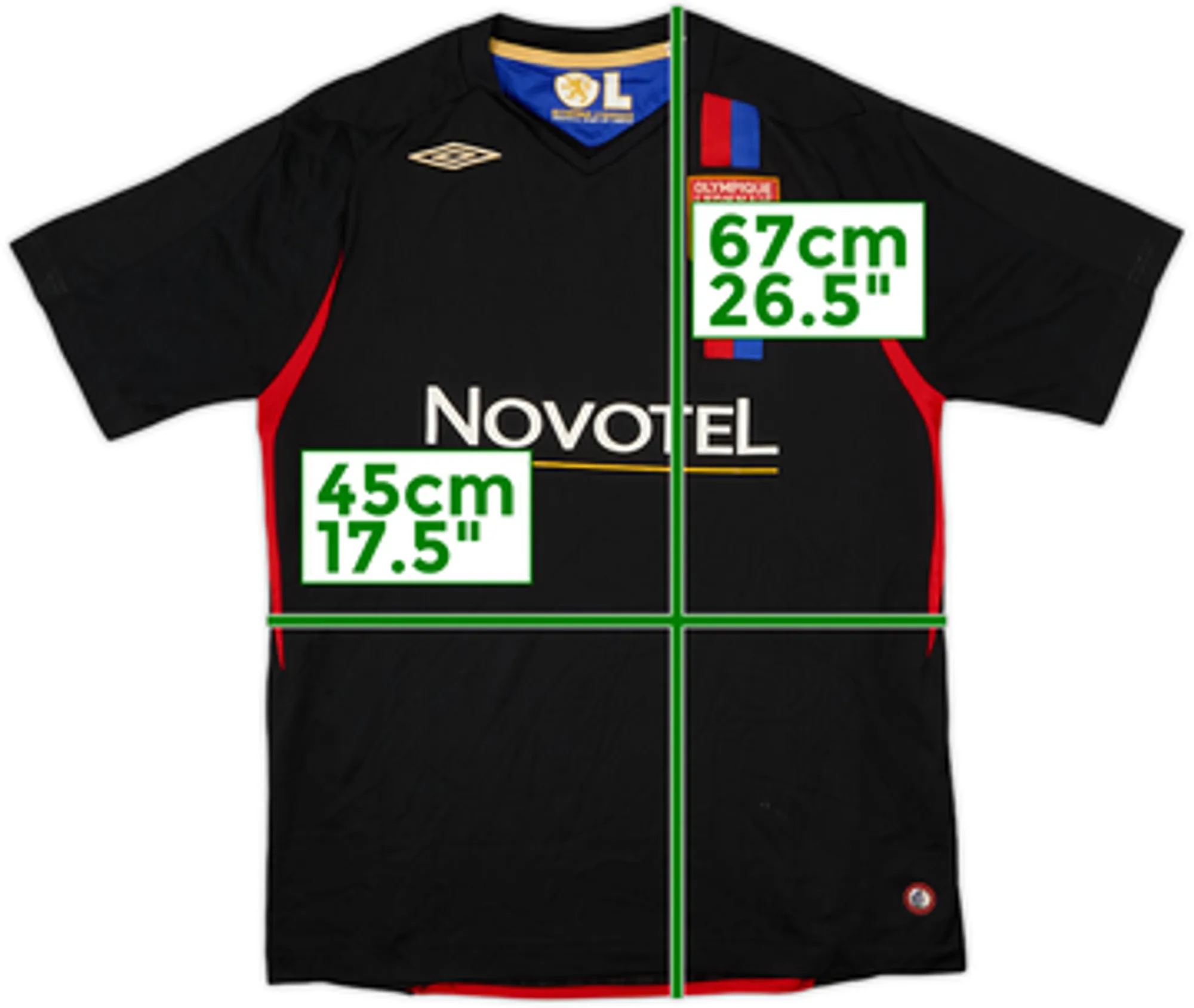 2007-08 Lyon Third Shirt - 6/10 - (XL.Boys)