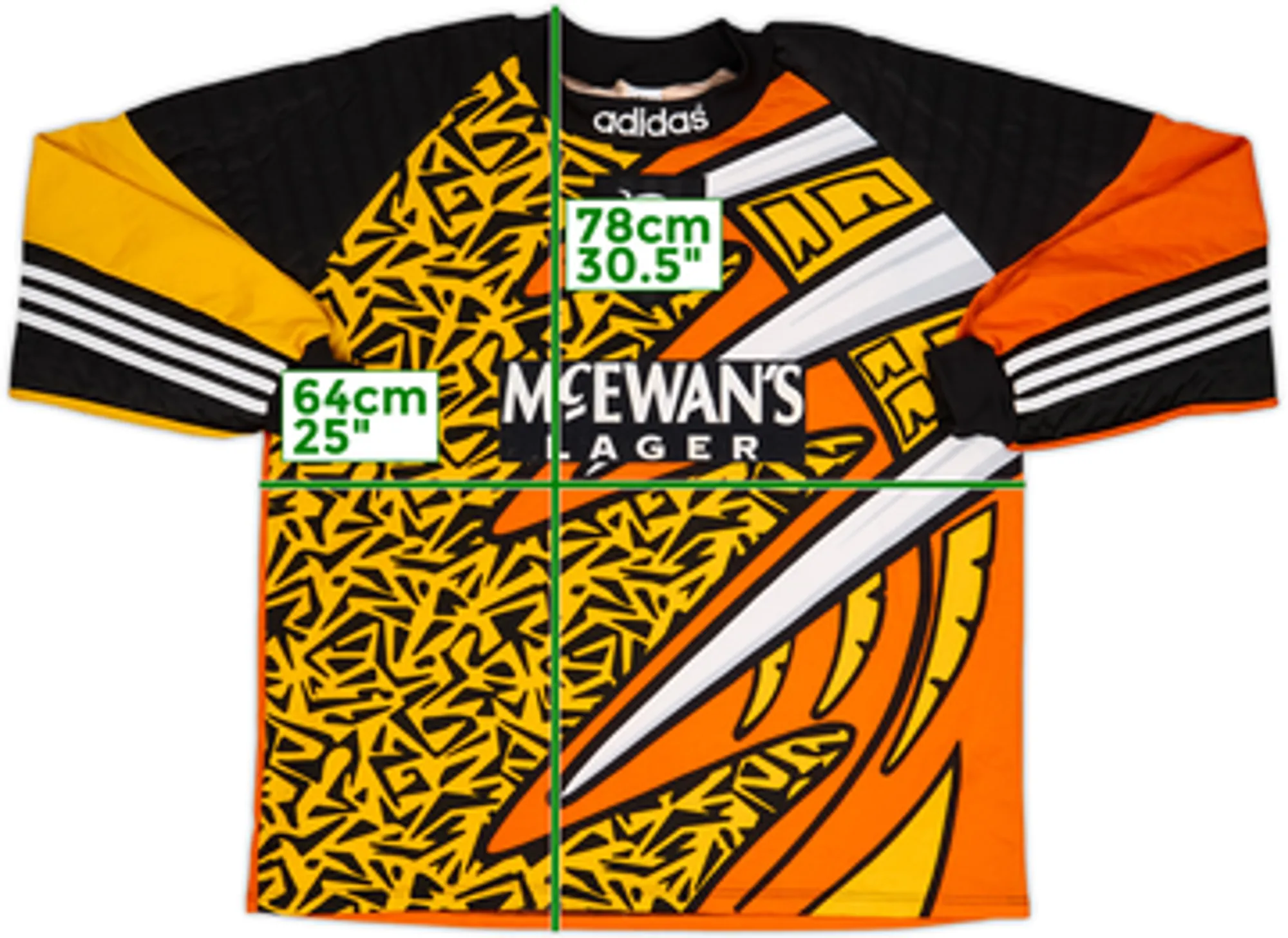 1995-96 Rangers GK Shirt - 7/10 - (XL)