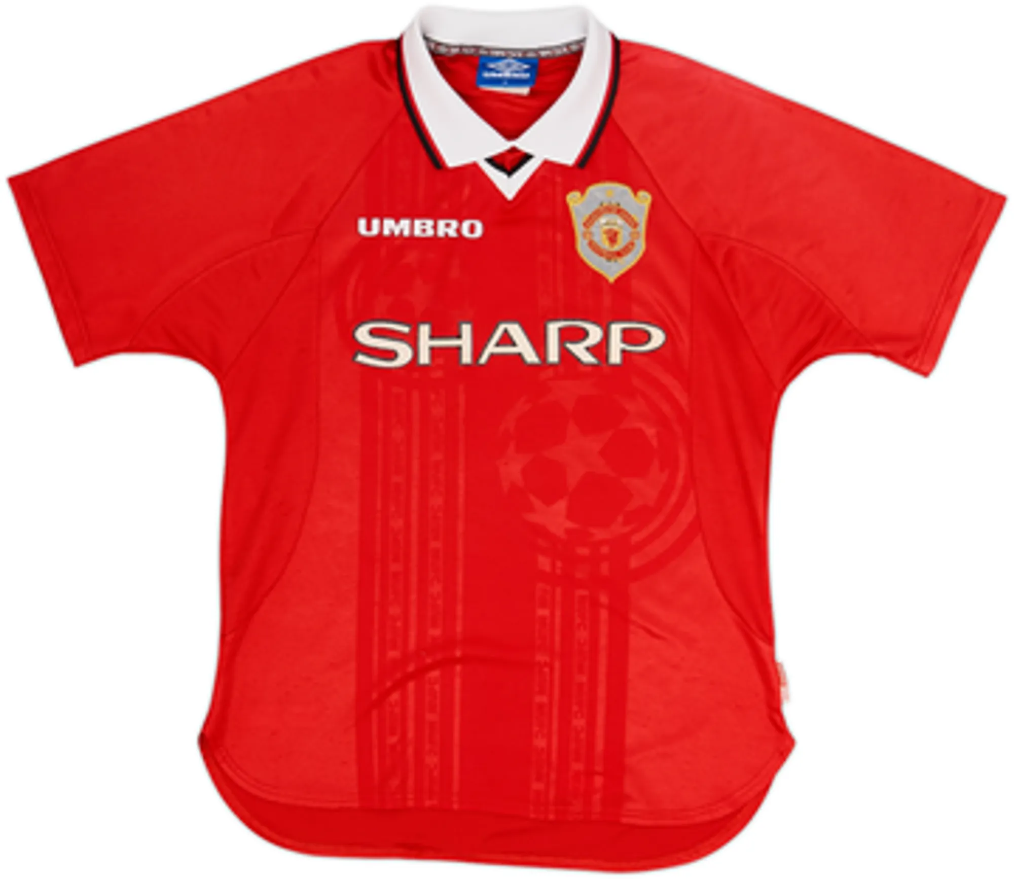 1997-00 Manchester United CL Shirt Blomqvist #15 - 7/10 - (M)