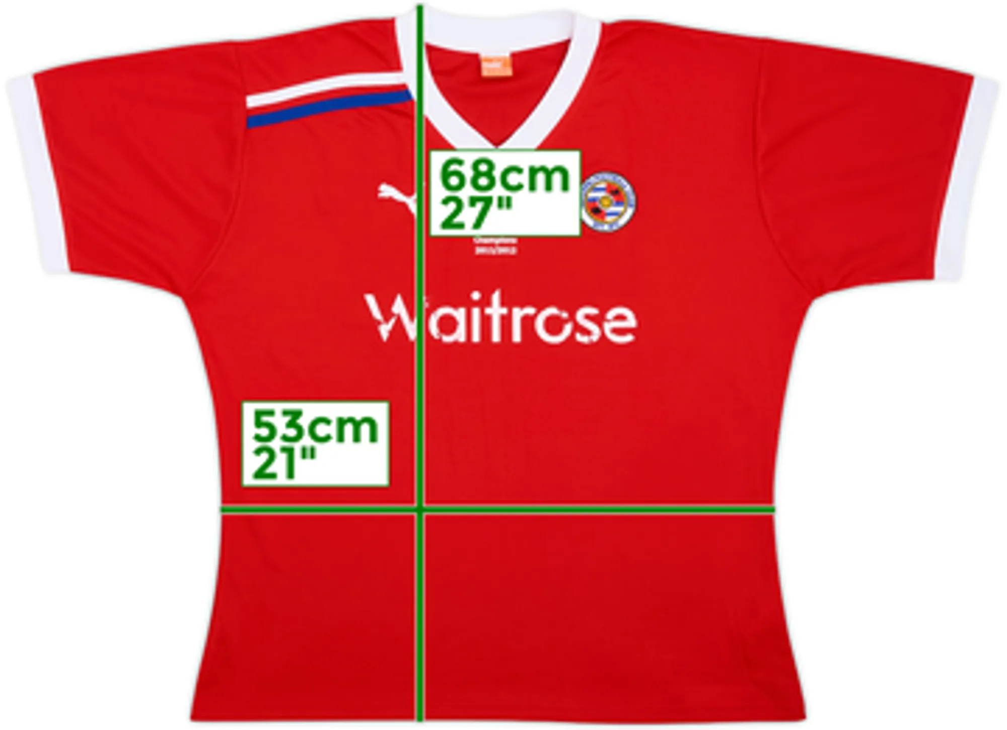 2011-12 Reading 'Champions' Away Shirt - 5/10 - (Women's L)