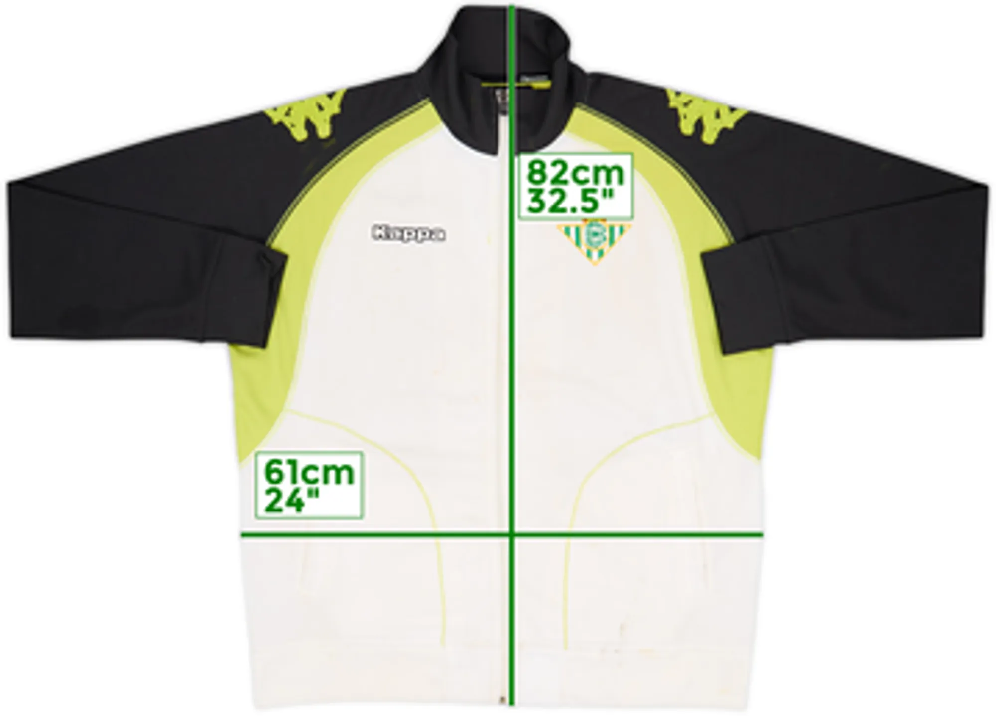 2008-09 Real Betis Kappa Track Jacket - 4/10 - (XXL)