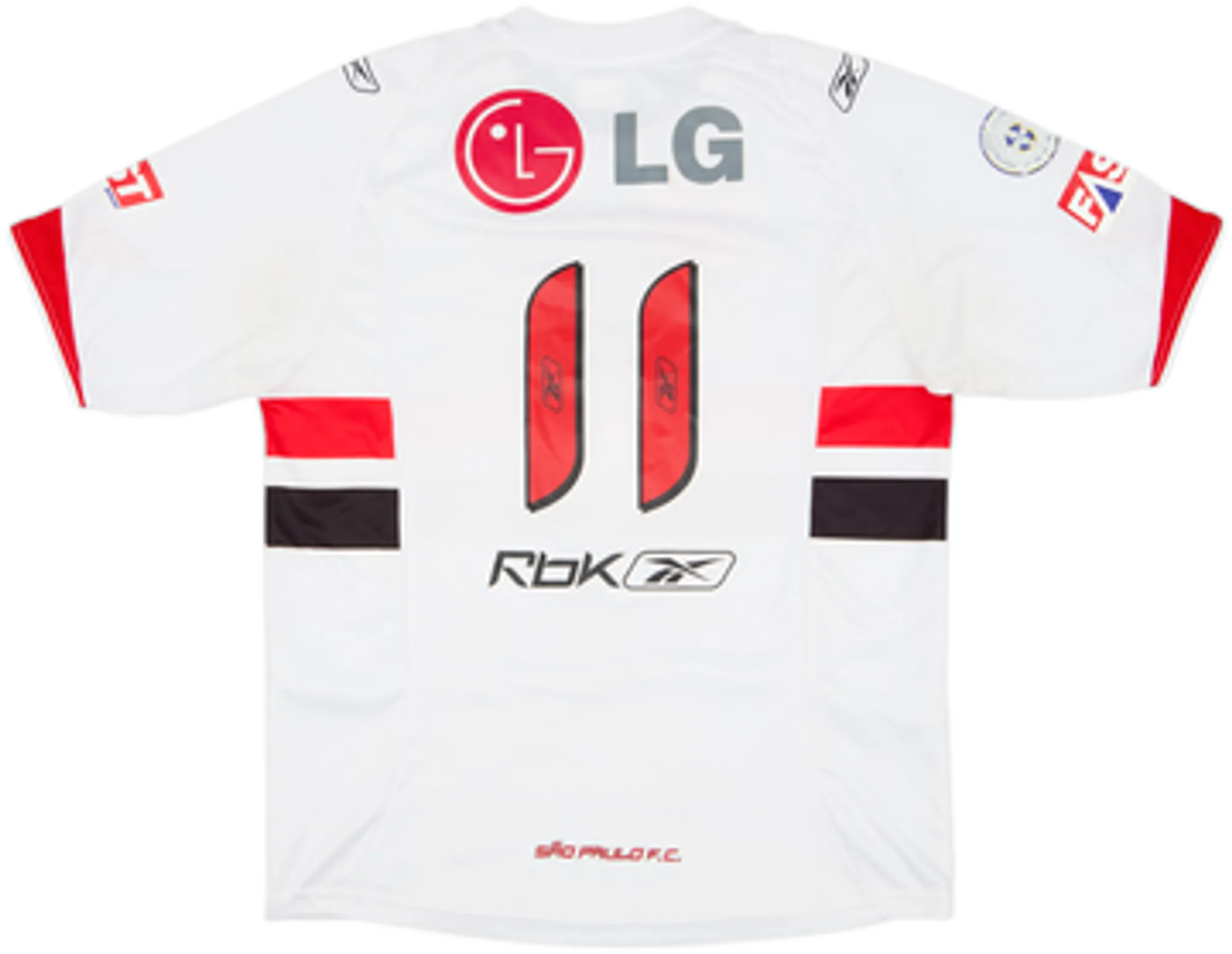 2007-08 Sao Paulo Home Shirt #11 - 6/10 - (L)