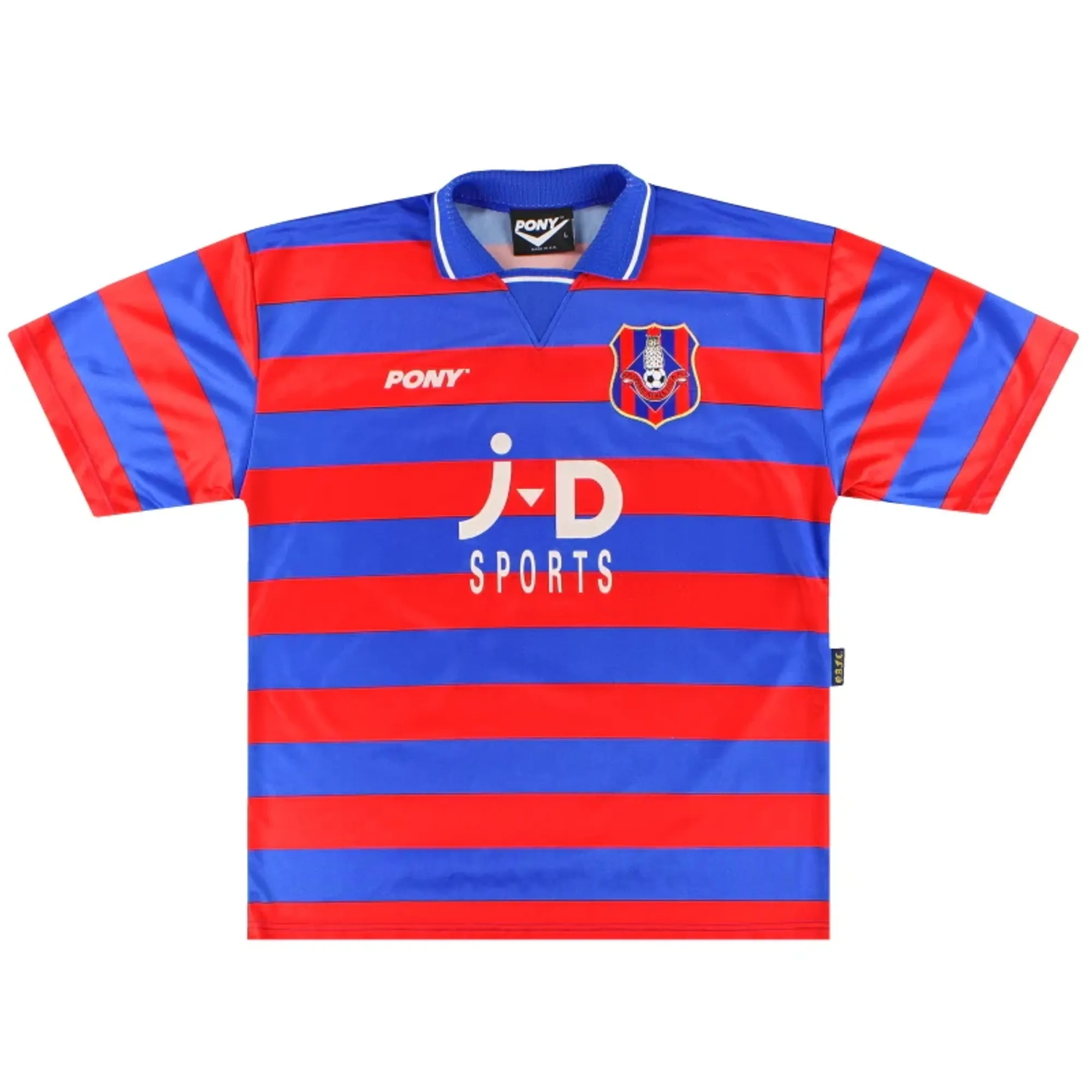 1996-98 Oldham Pony Home Shirt S - Oldham Athletic / Excellent 