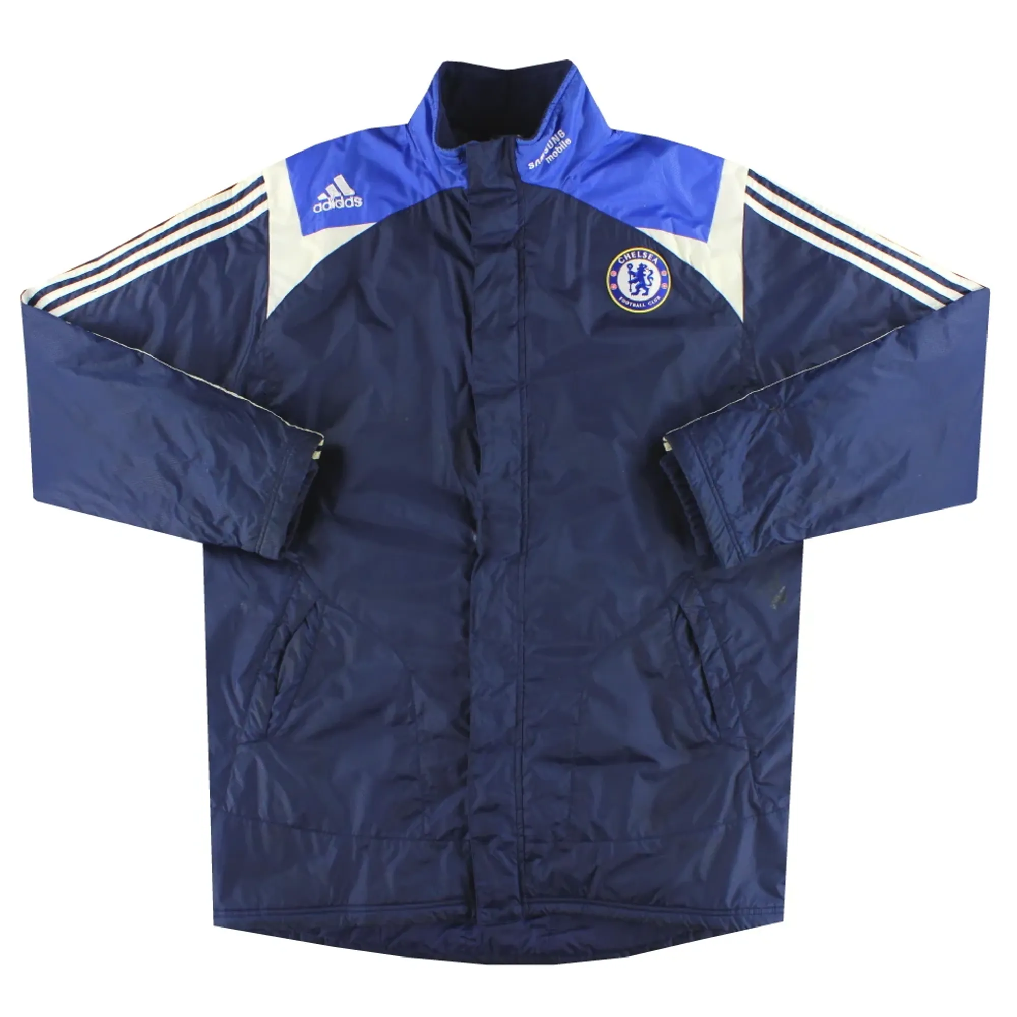 2007-08 Chelsea adidas Padded Bench Coat L - Chelsea / Excellent 