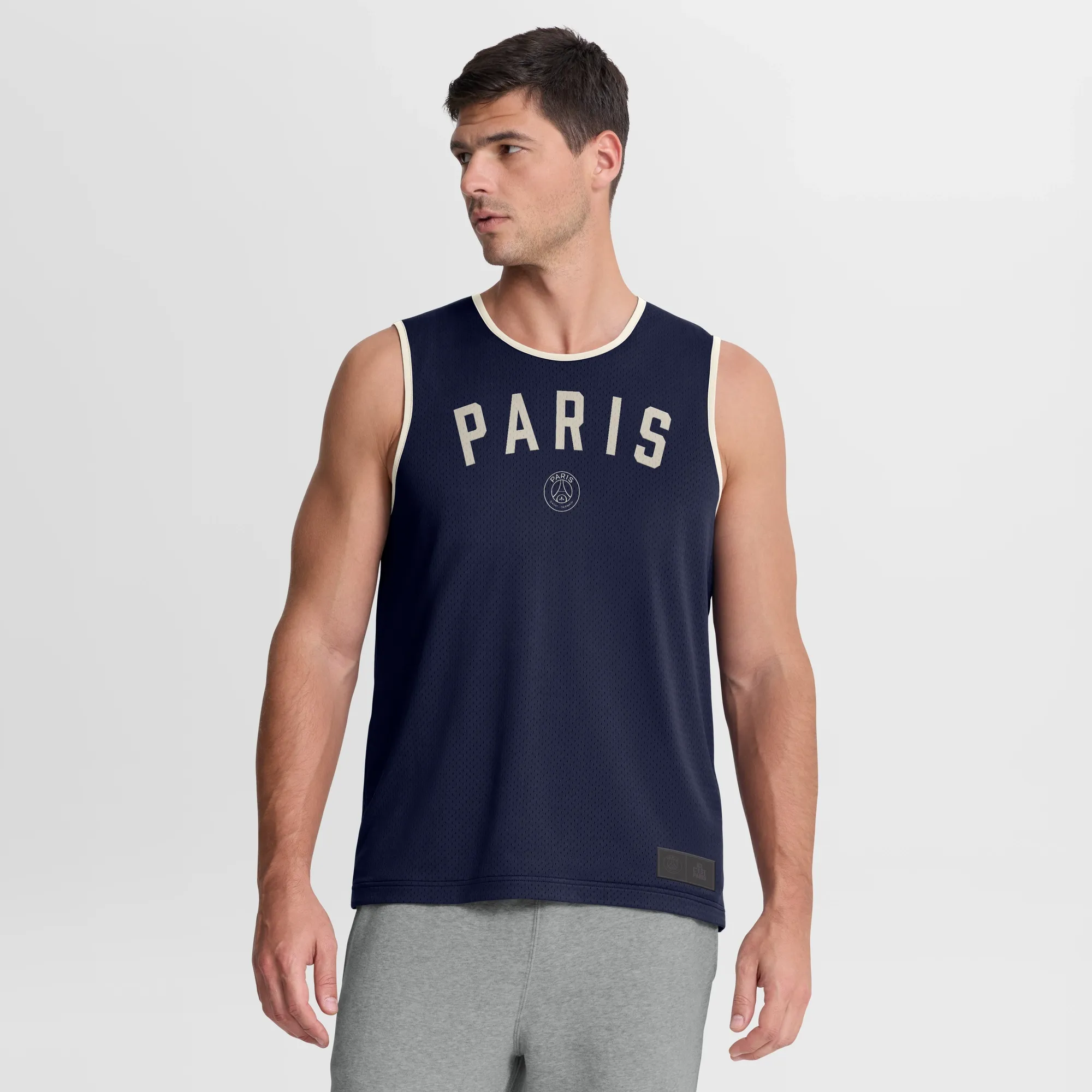 Paris Saint-Germain Mesh Vest - Maritime Blue - Mens