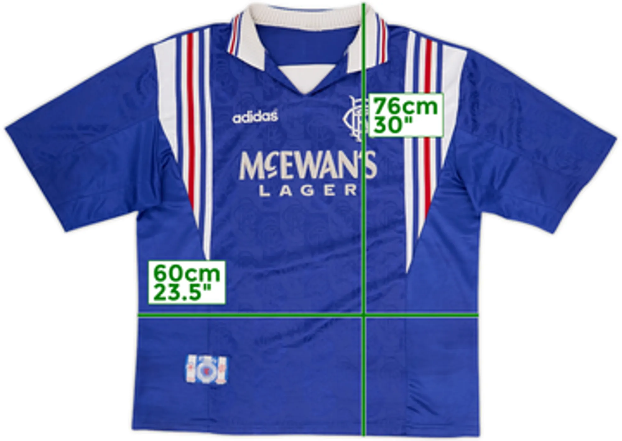 1996-97 Rangers Home Shirt - 7/10 - (L)