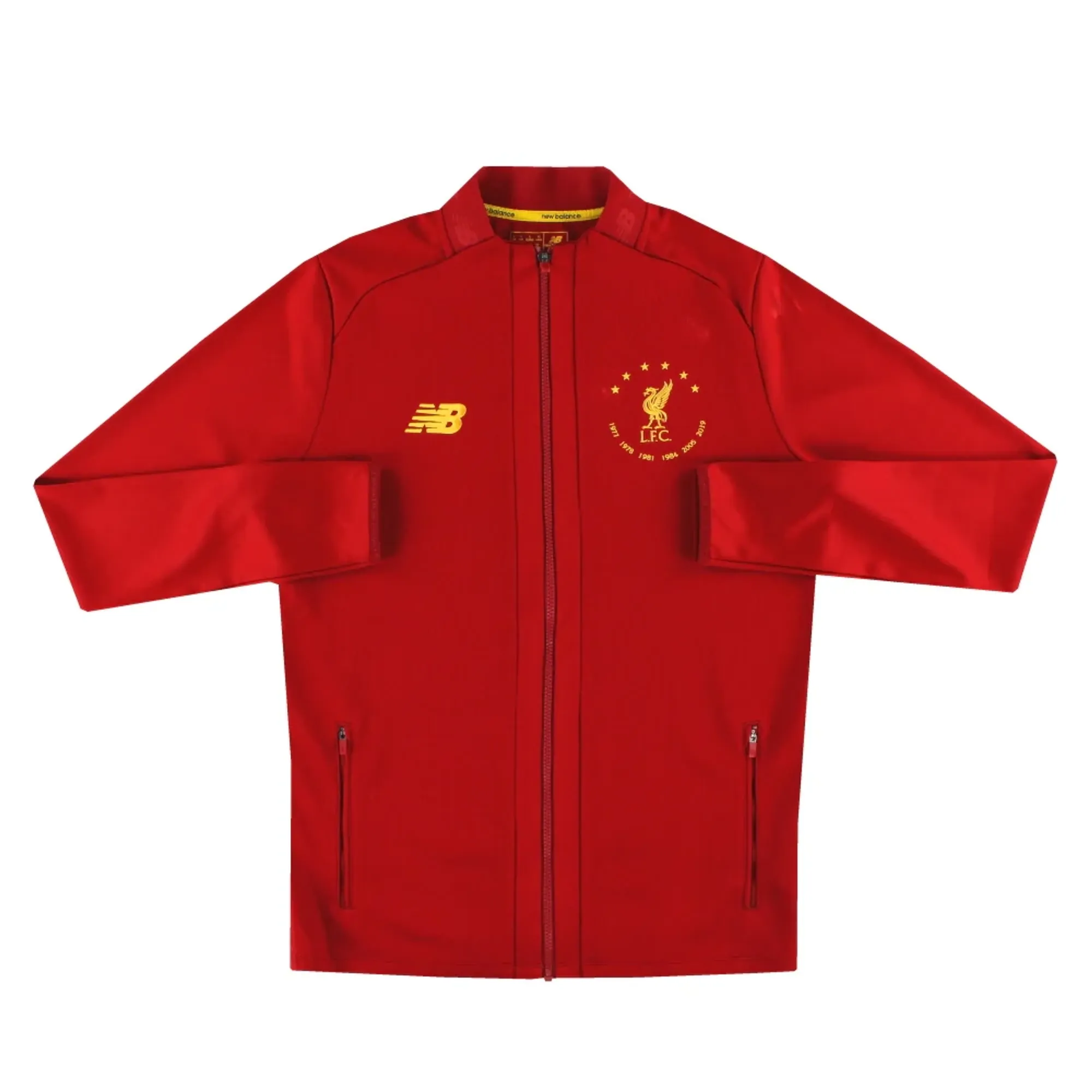2018-19 Liverpool New Balance 'CL Winners' Track Jacket L - Liverpool / Excelllent 