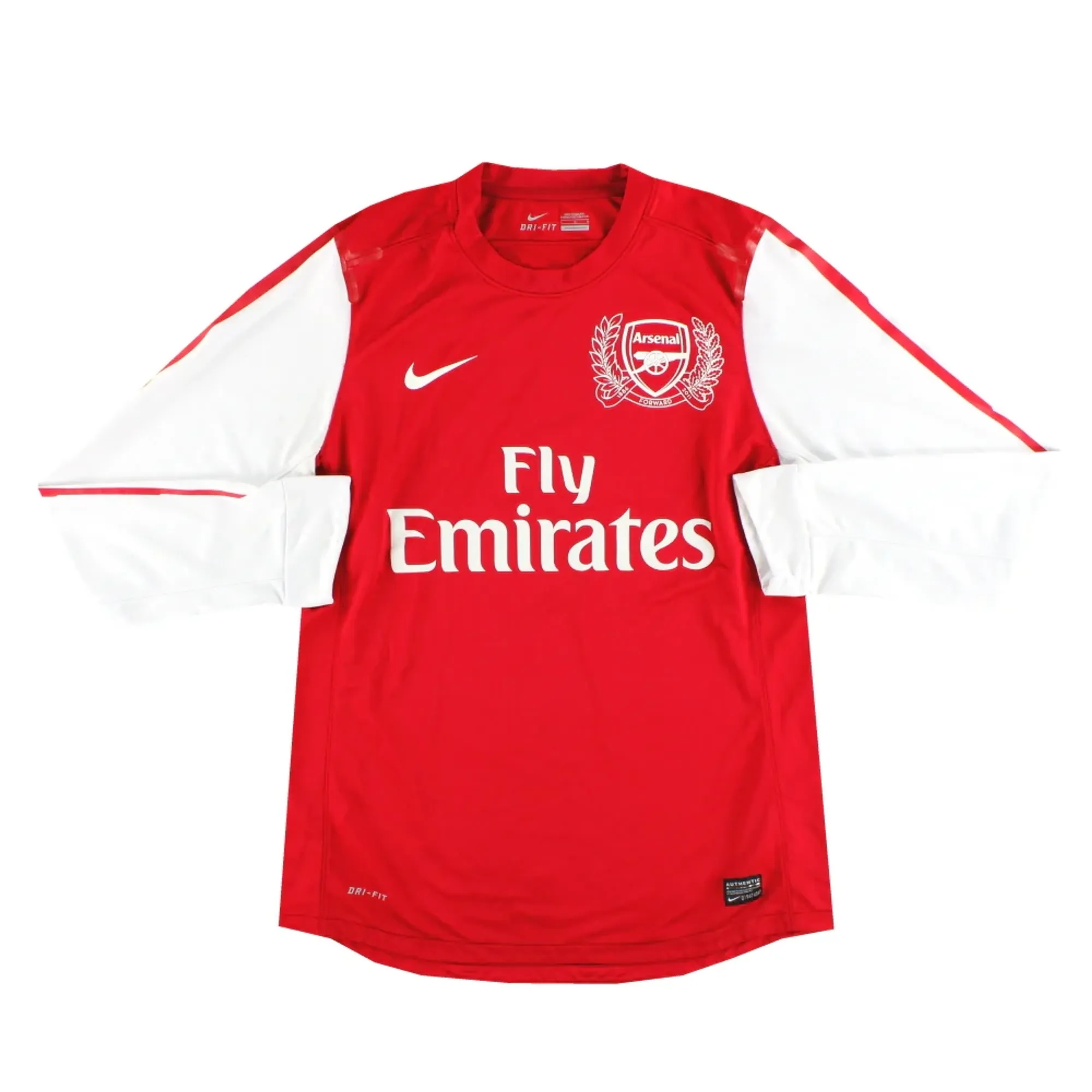 2011-12 Arsenal Nike Player Issue '125th Anniversary' Home Shirt L/S L - Arsenal / Excellent 