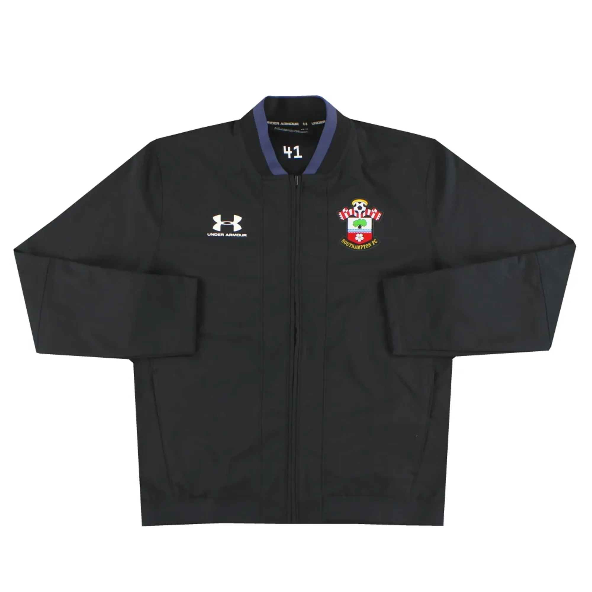 2018-19 Southampton Under Armour Player Issue Jacket #41 L - Southampton / Excellent 
