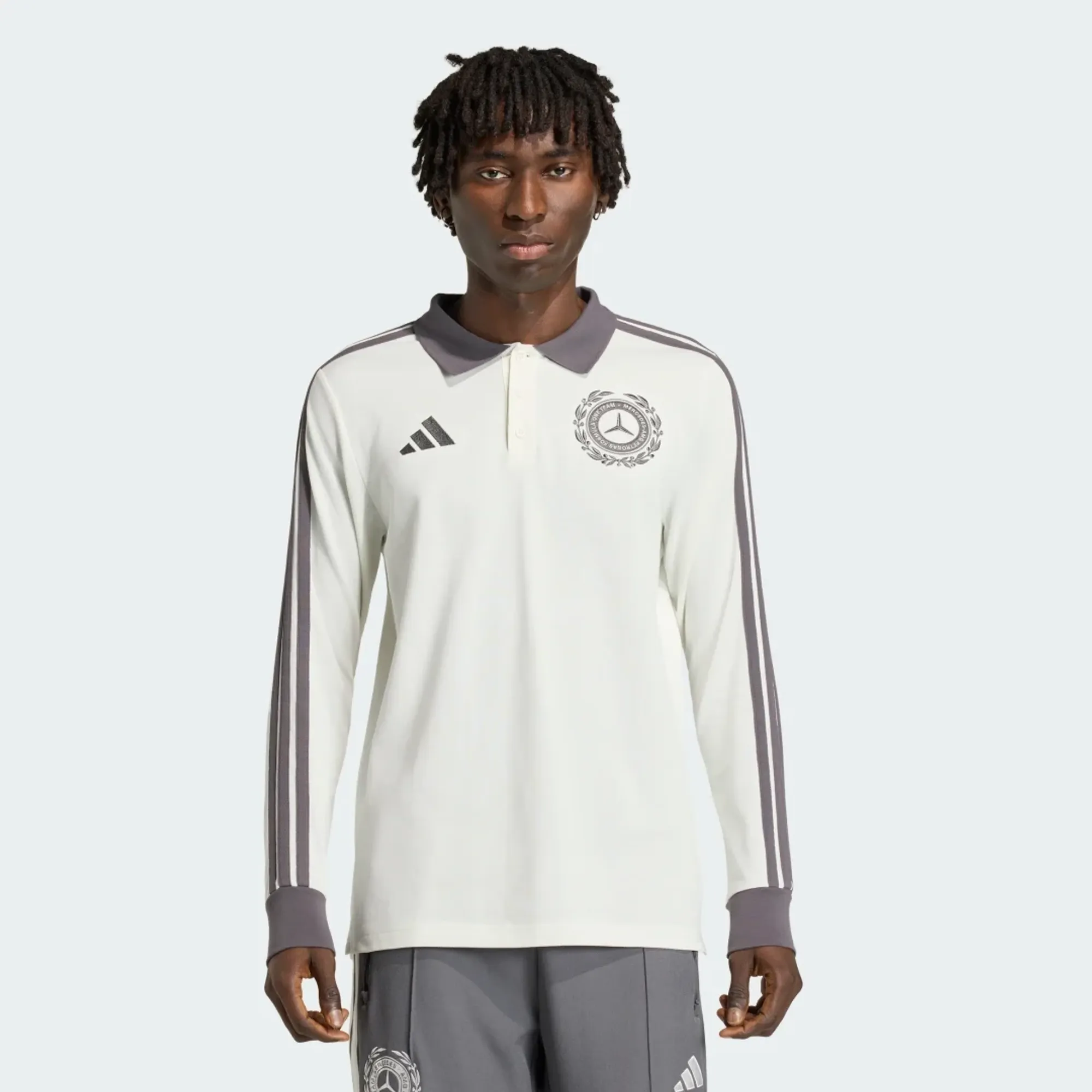 adidas MERCEDES - AMG PETRONAS FORMULA 1 TEAM SILVER ARROWS ICON POLO MEN