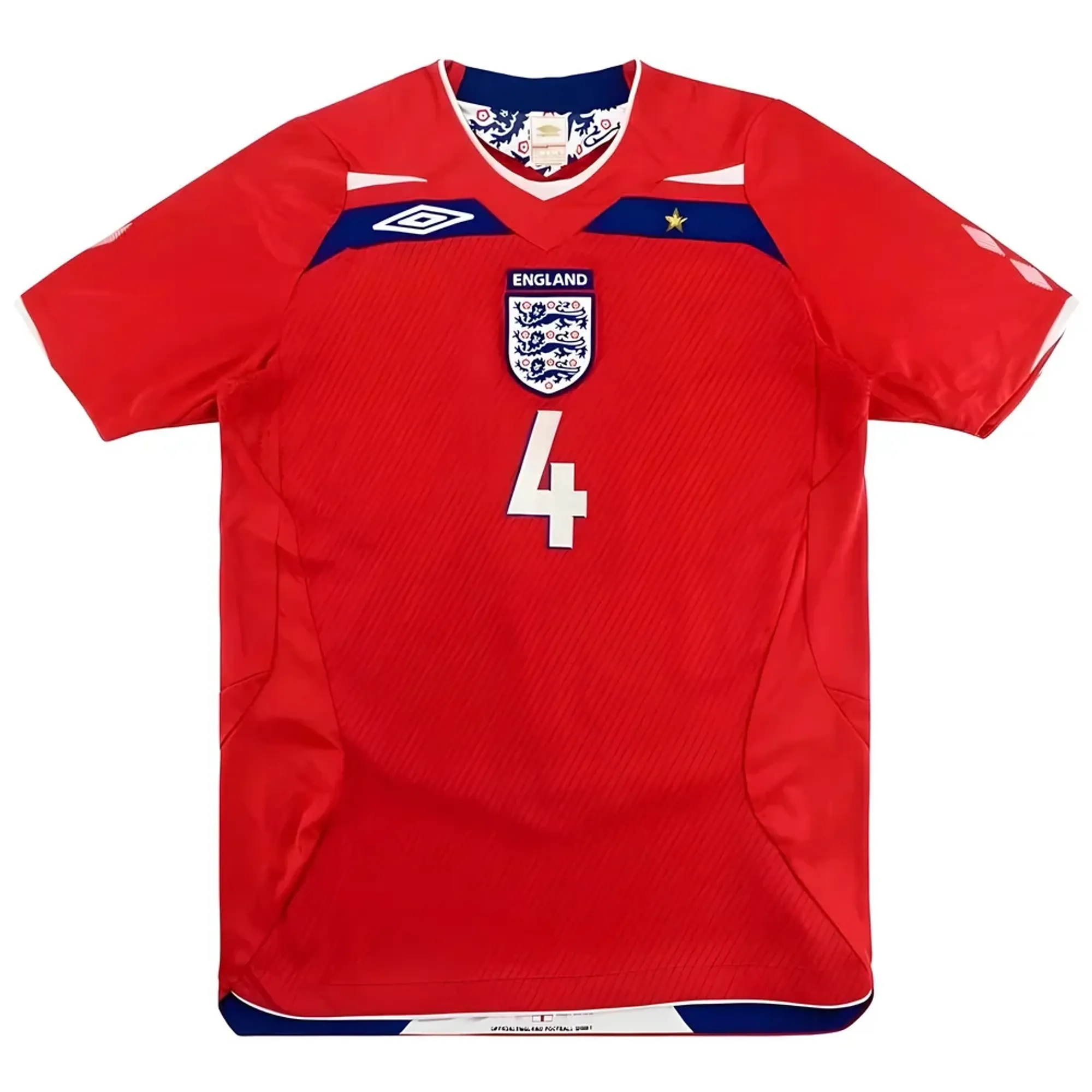 England 2008 Away Shirt (Gerrard #4) ((Excellent) S)