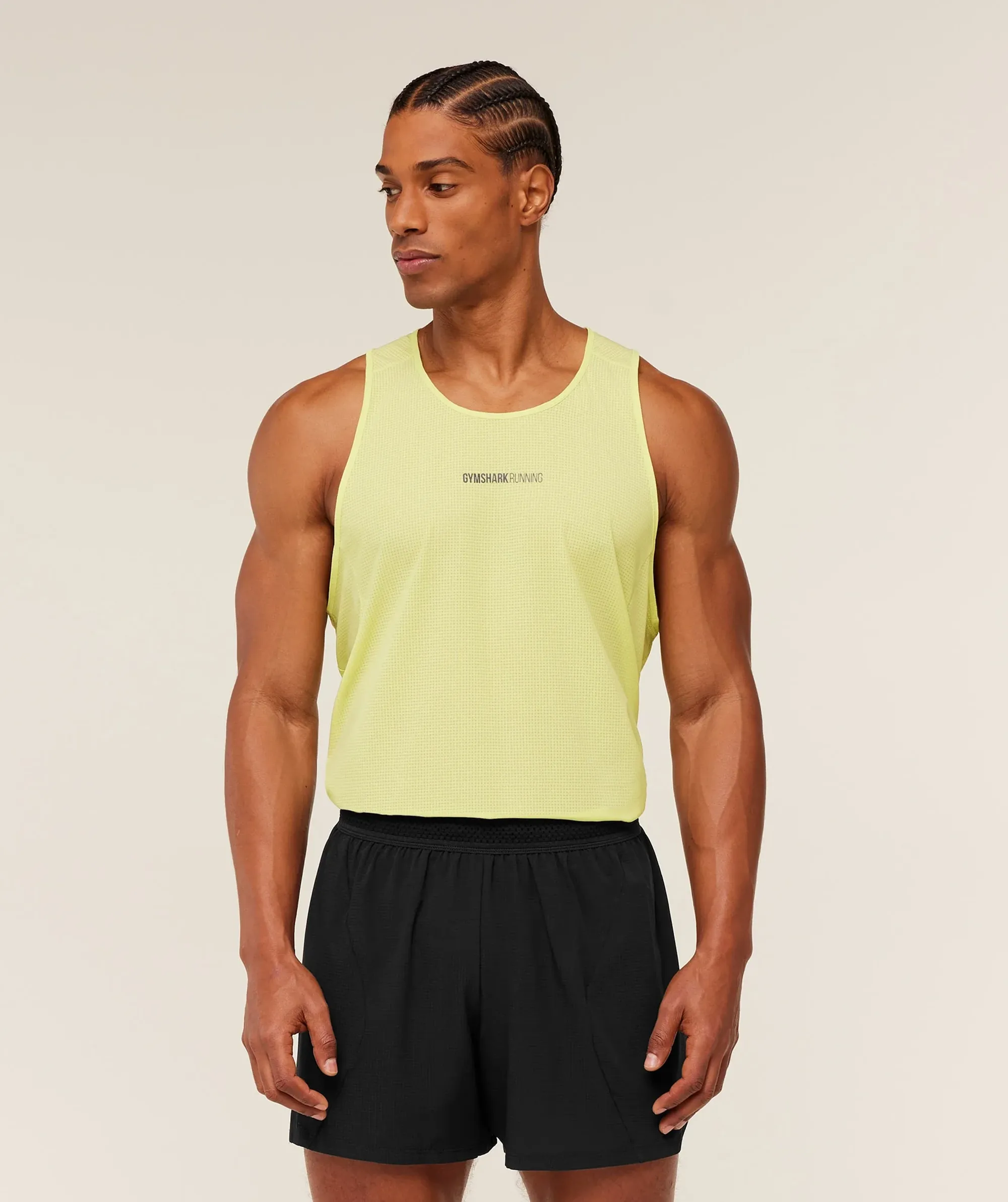 Gymshark Running Tank -  Sorbet Yellow