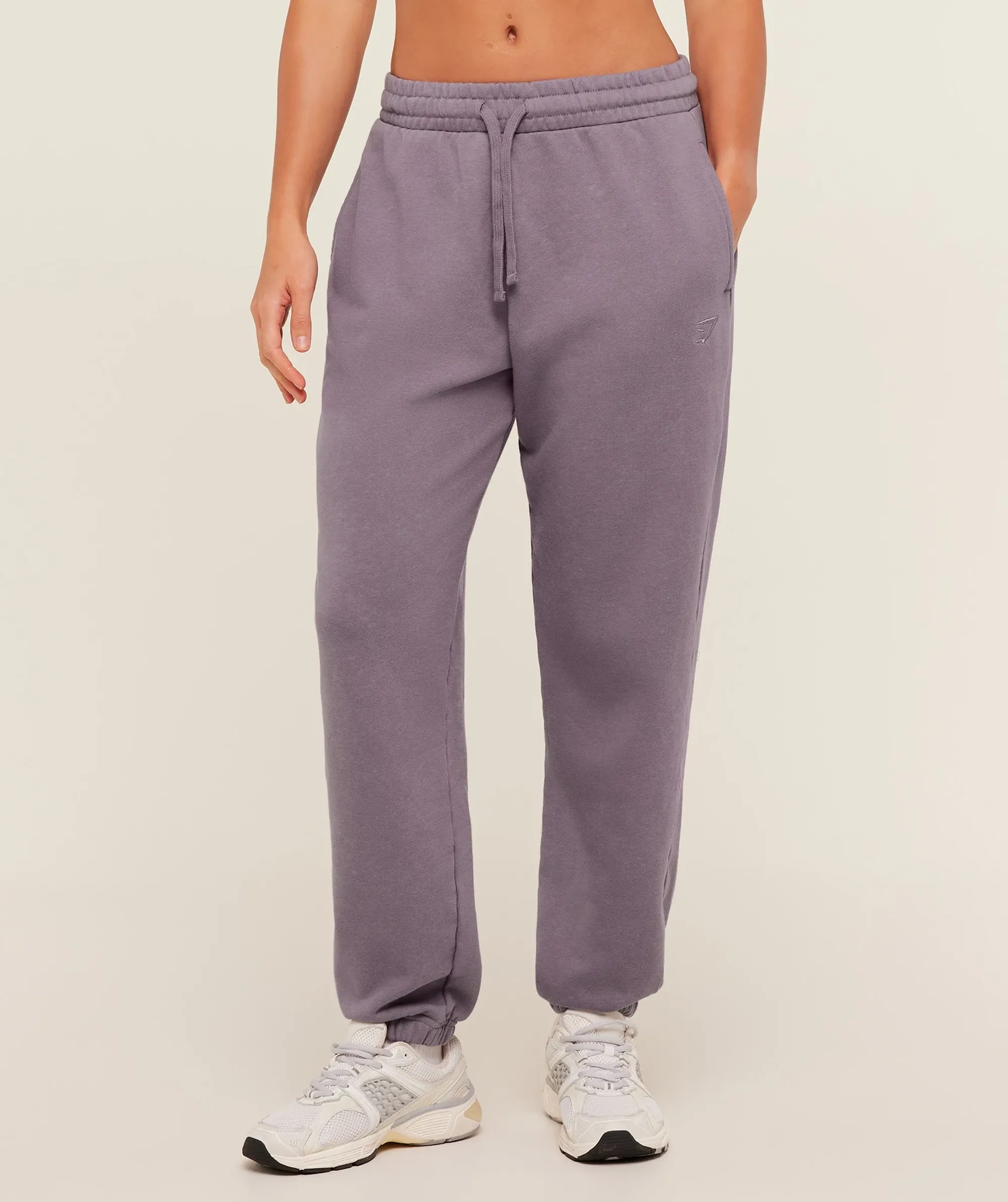 Gymshark Power Washed Cuff Joggers -  Dusk Purple / ACID WASH SMALL BALL