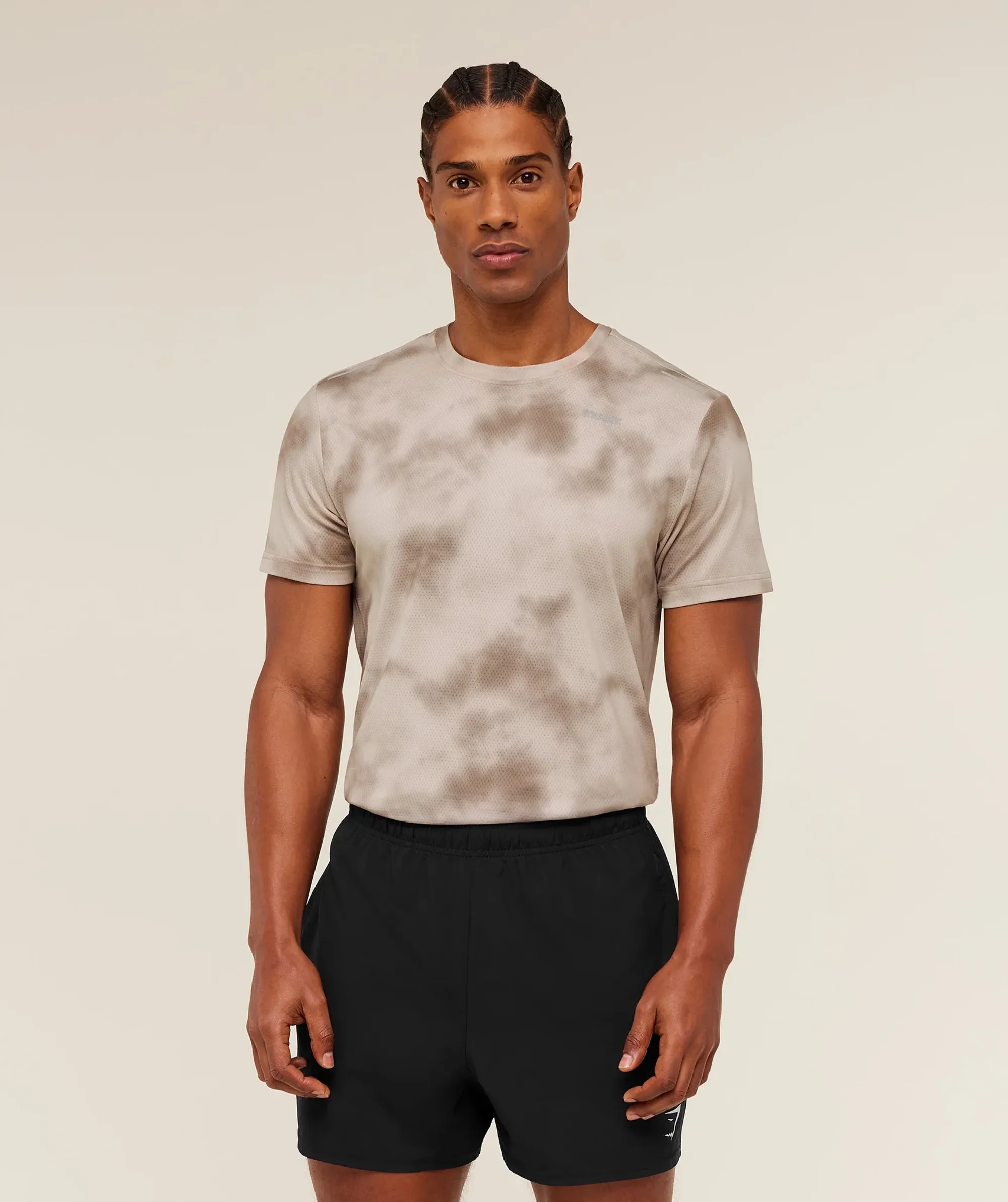 Gymshark Built For More T-Shirt - Pebble Grey