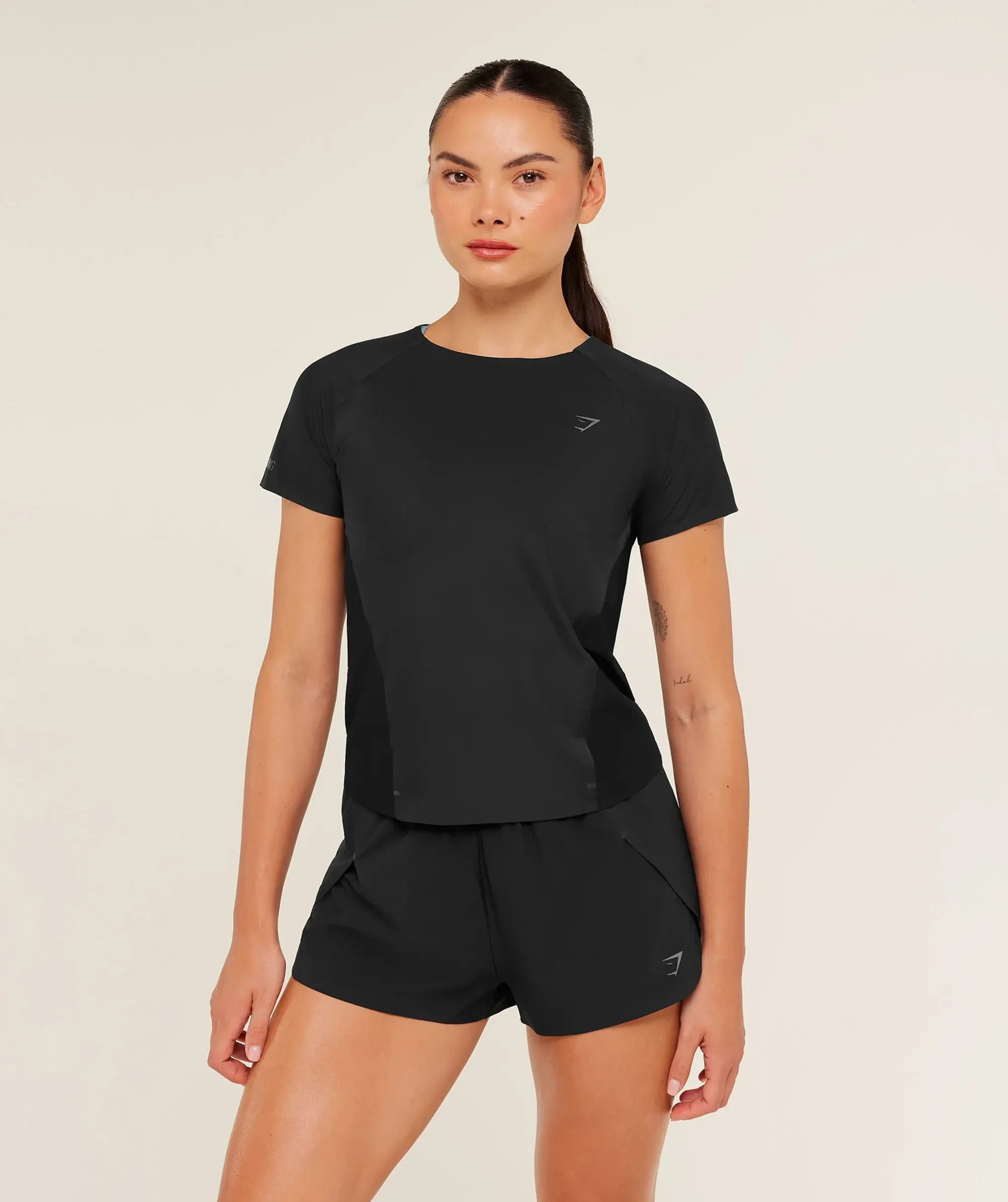 Gymshark Running Elite T-Shirt - Black