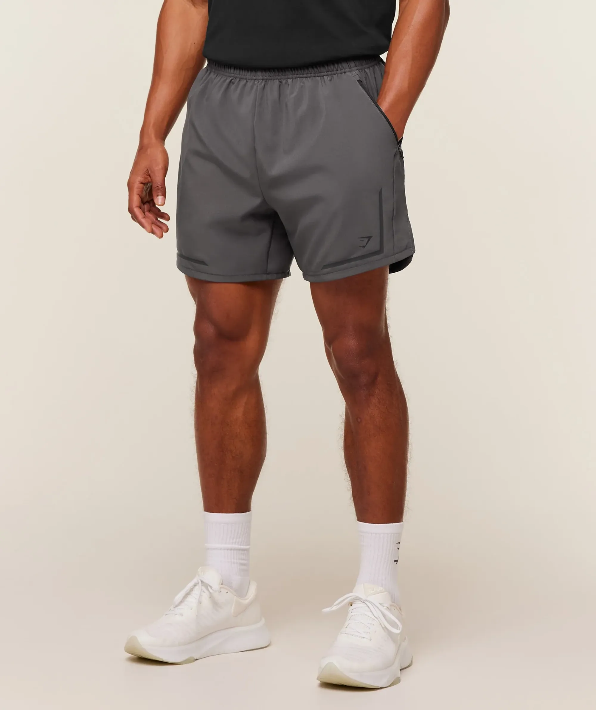 Gymshark Movement Sport 5" Short -  Onyx Grey