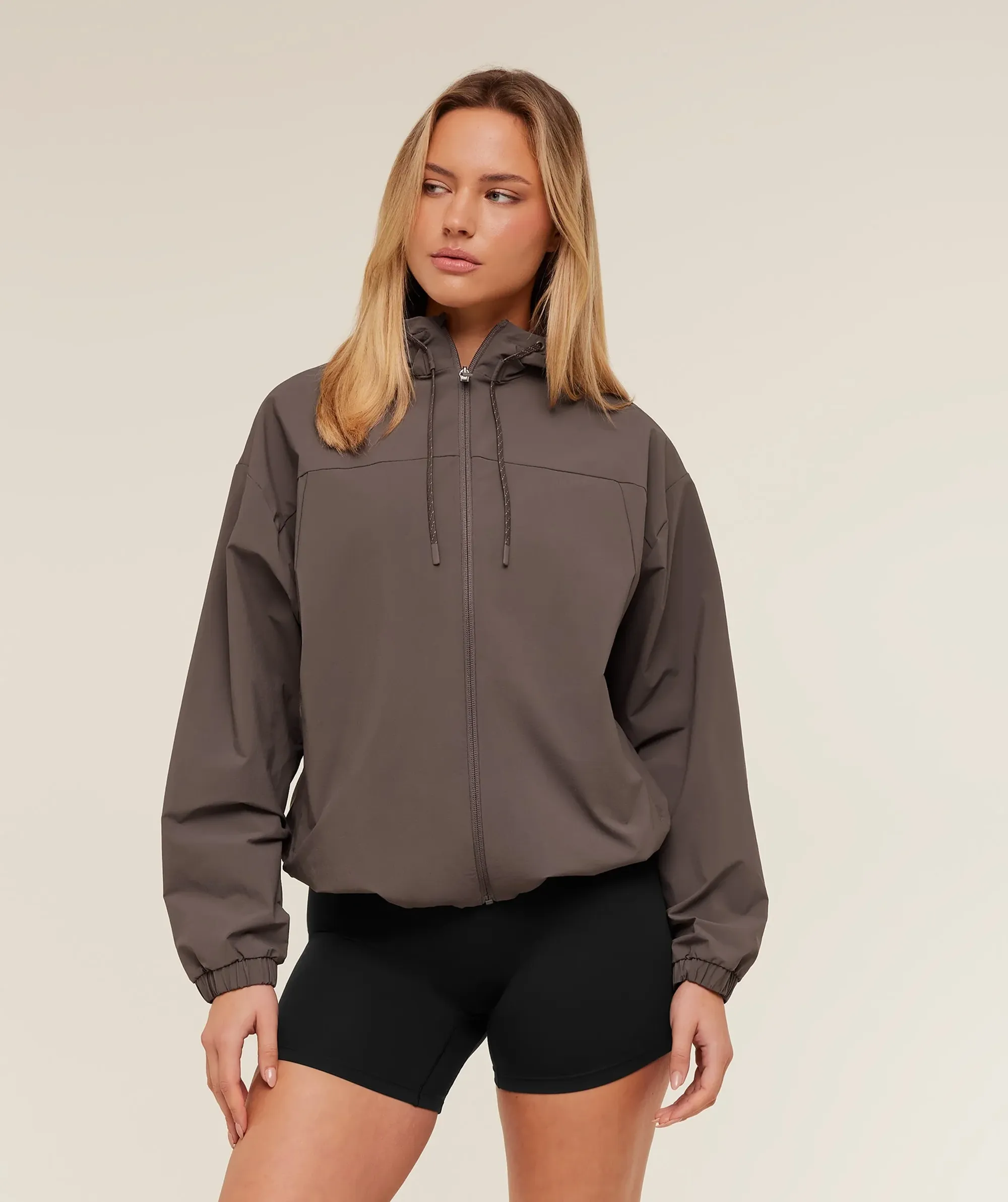 Gymshark Weekend Lifestyle Track Jacket - Cool Brown