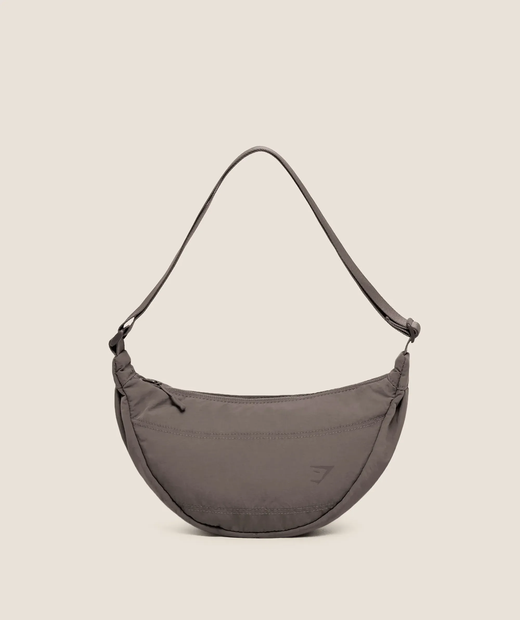 Gymshark Pleat Crossbody - Cool Brown