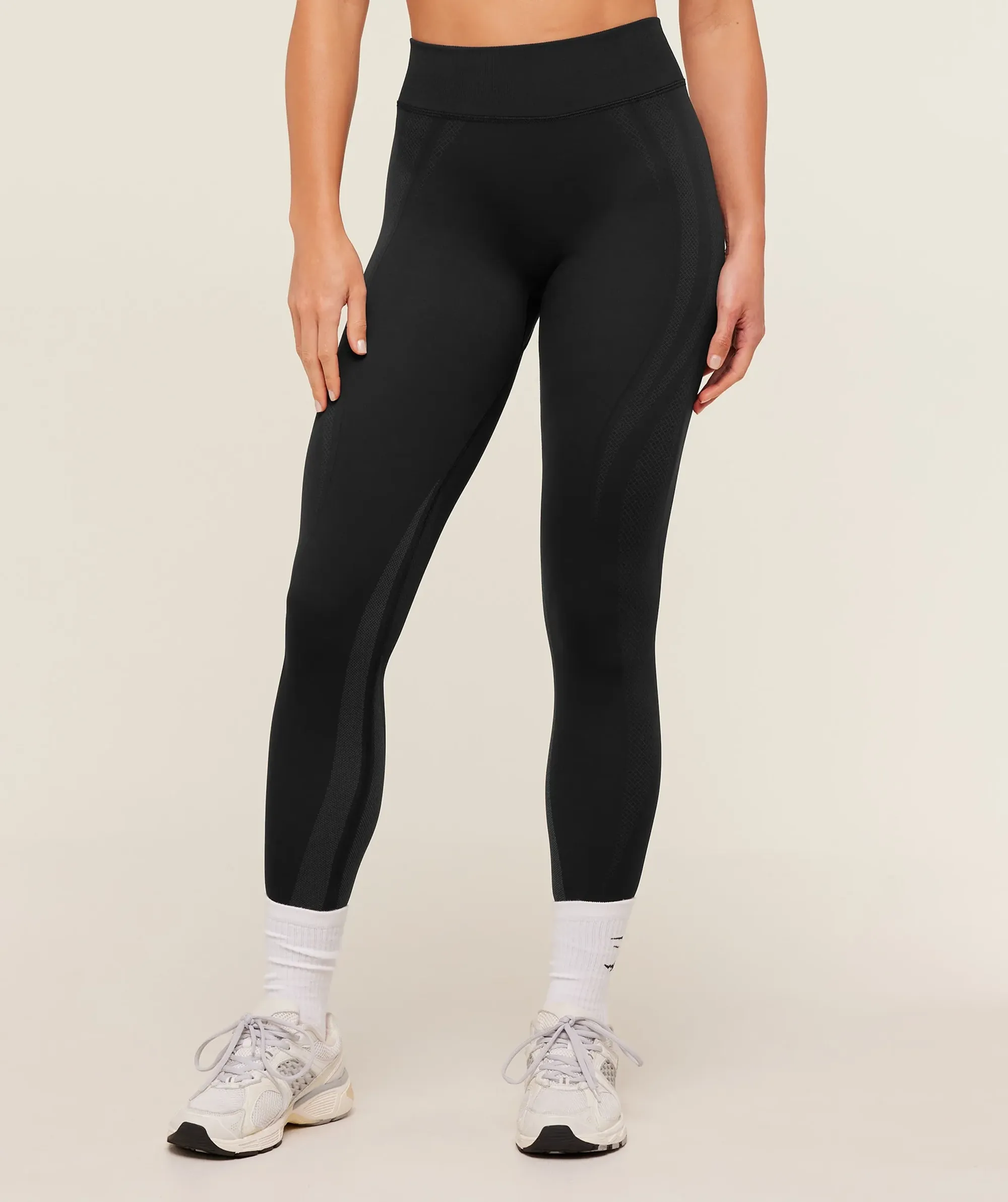 Gymshark Weekend Seamless Leggings - GS Black/GS Asphalt Grey