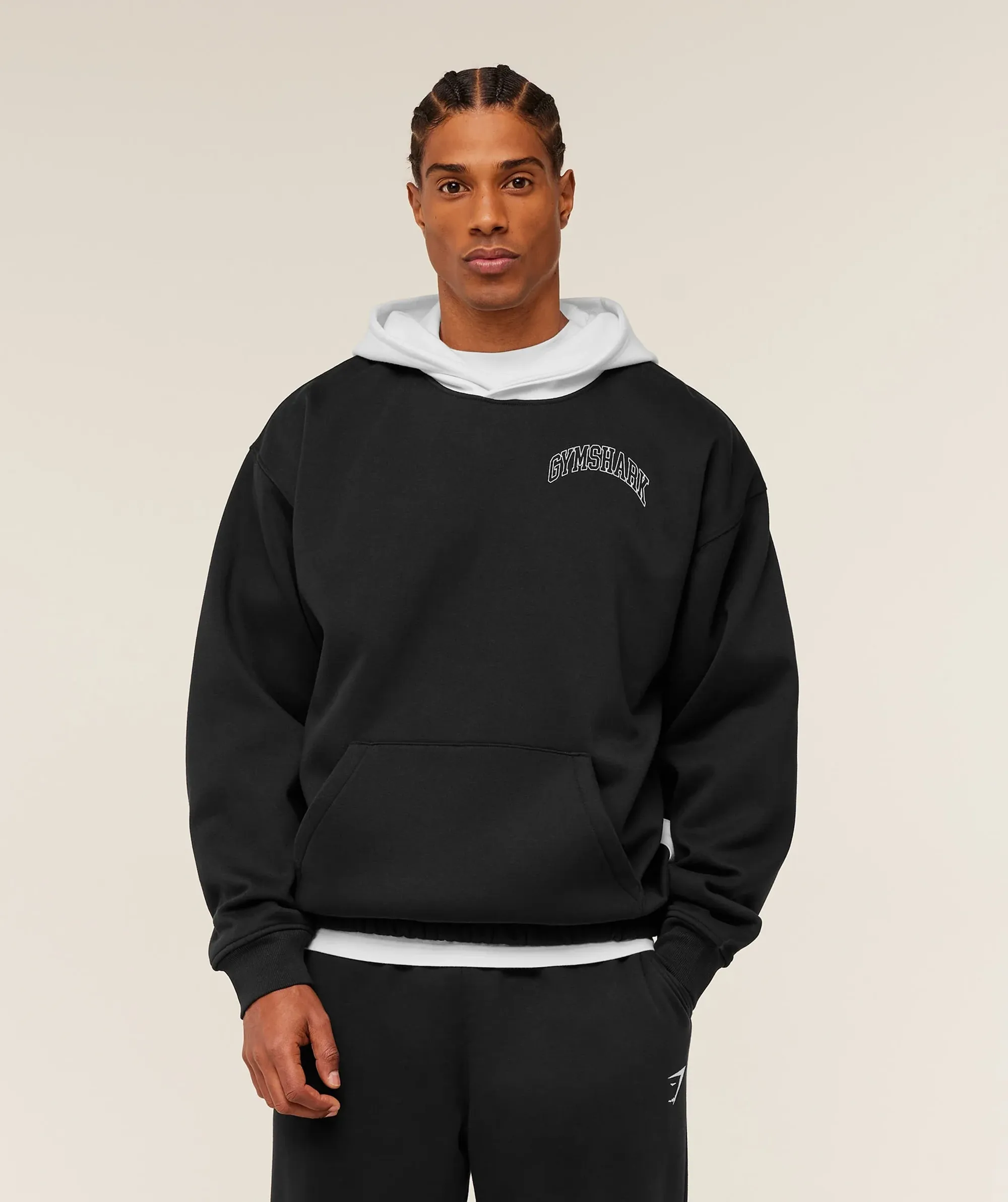 Gymshark Collegiate Tech Hoodie - GS Black