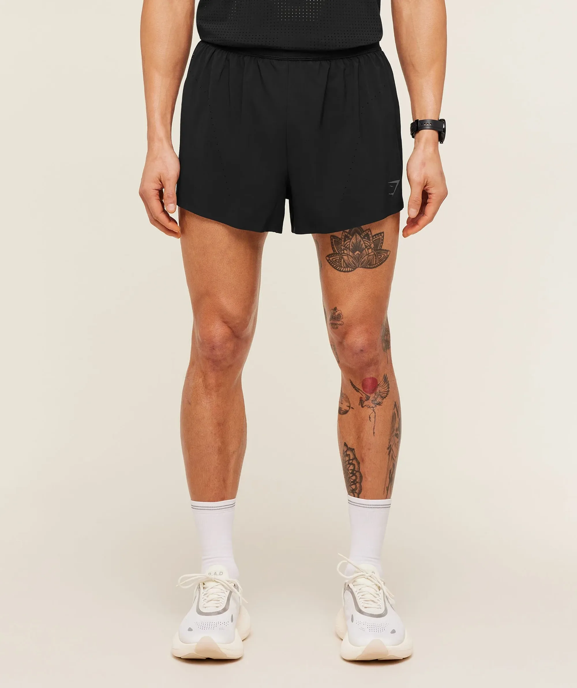 Gymshark Running Elite Race 5" Shorts - Black