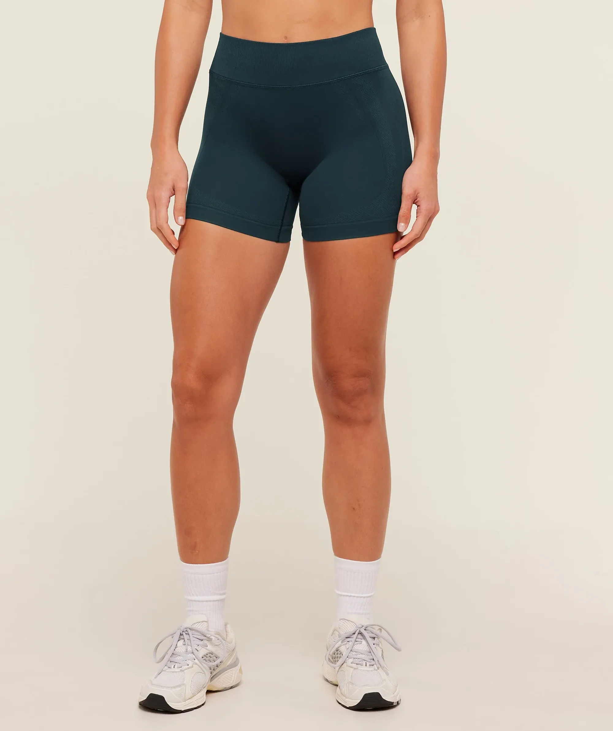 Gymshark Weekend Seamless Shorts -  Deep Petrol Blue /  Stealth Blue