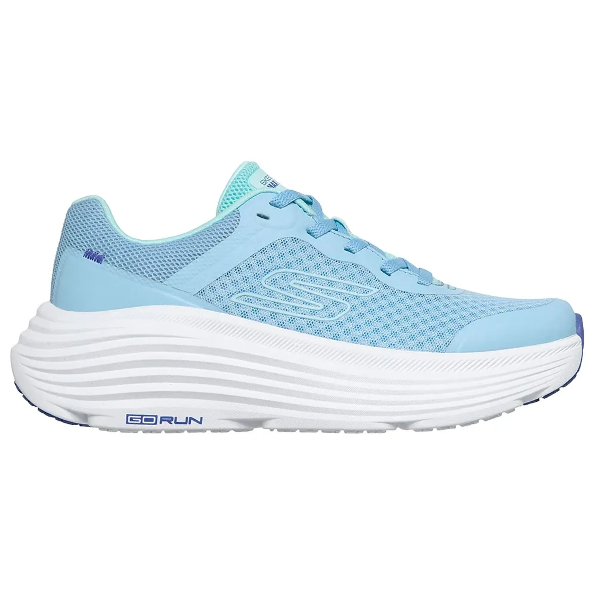 Skechers Women's Max Cushioning Endeavour Sneaker in Blue/Light Blue