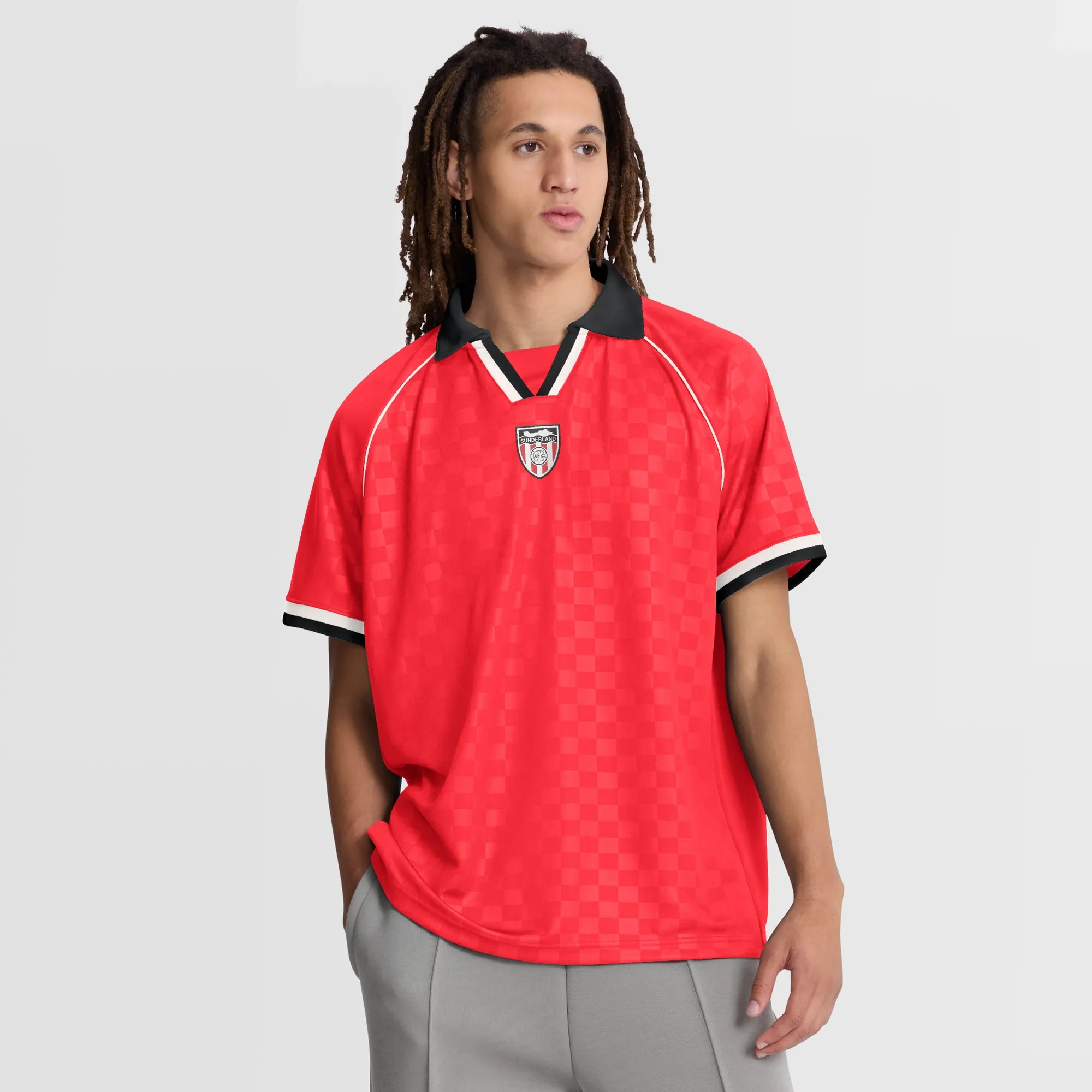 Sunderland Retro Fashion Jersey - Bittersweet - Mens