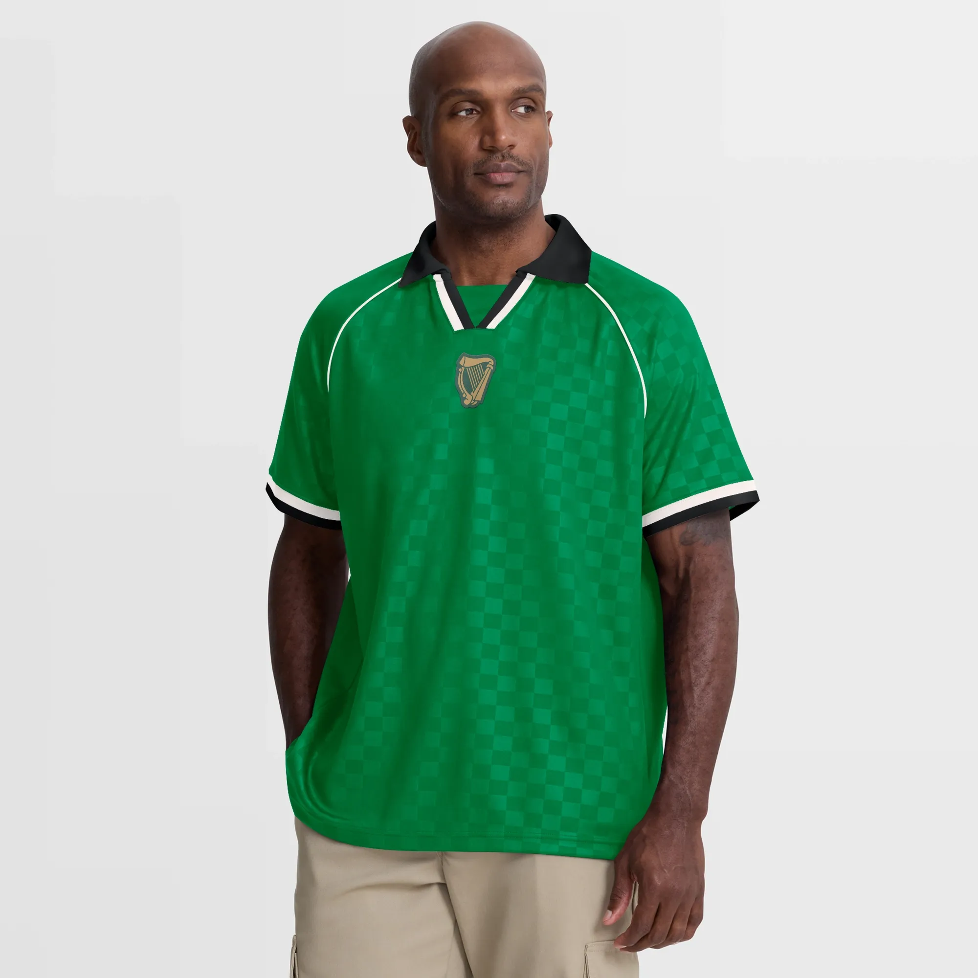 Hibernian Retro Fashion Jersey - Jolly Green - Mens