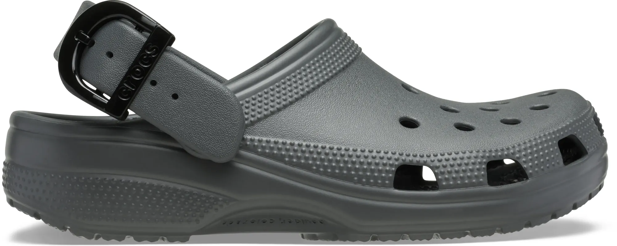 Crocs | Unisex | Classic Enamel Buckle | Clogs | Carbon | W2/M1