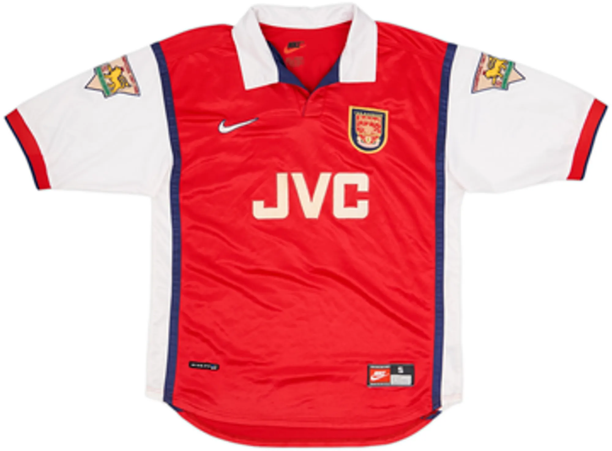 1998-99 Arsenal Home Shirt Overmars #11 - 8/10 - (S)