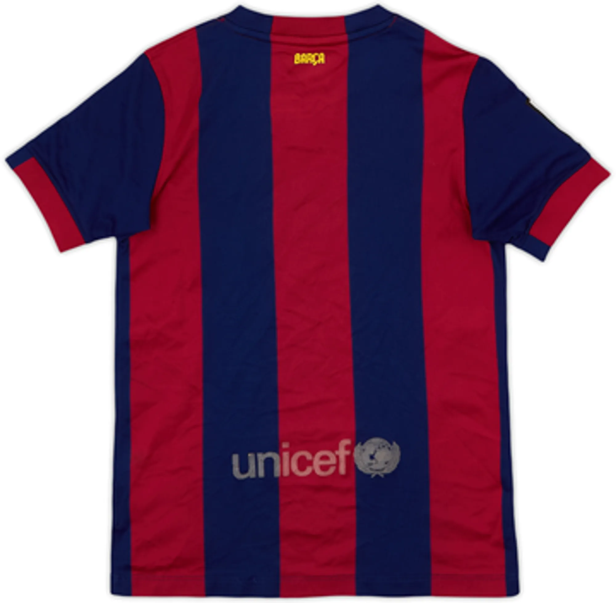 2014-15 Barcelona Home Shirt - 4/10 - (S.Boys)