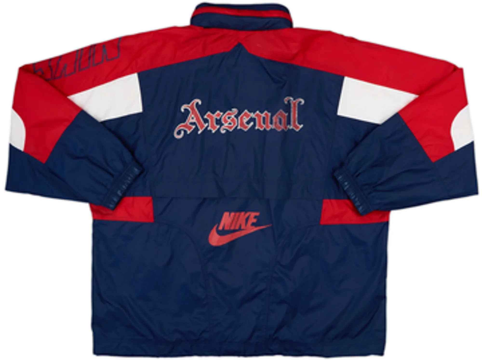 1995-96 Arsenal Nike Hooded Rain Jacket - 8/10 - (L)