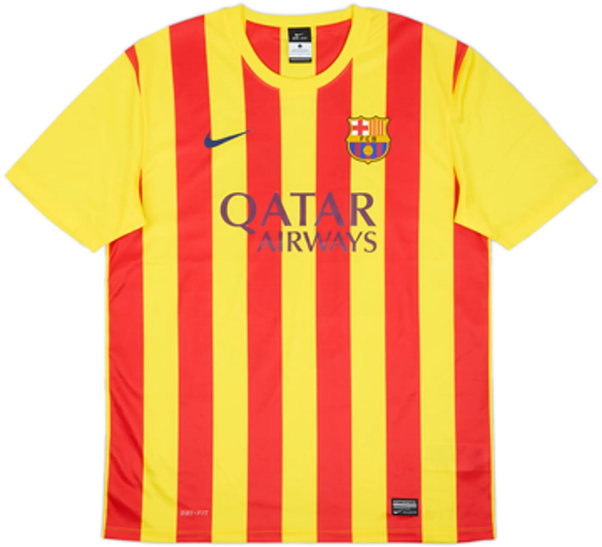 2013-15 Barcelona Basic Away Shirt Messi #10 - 6/10 - (L)