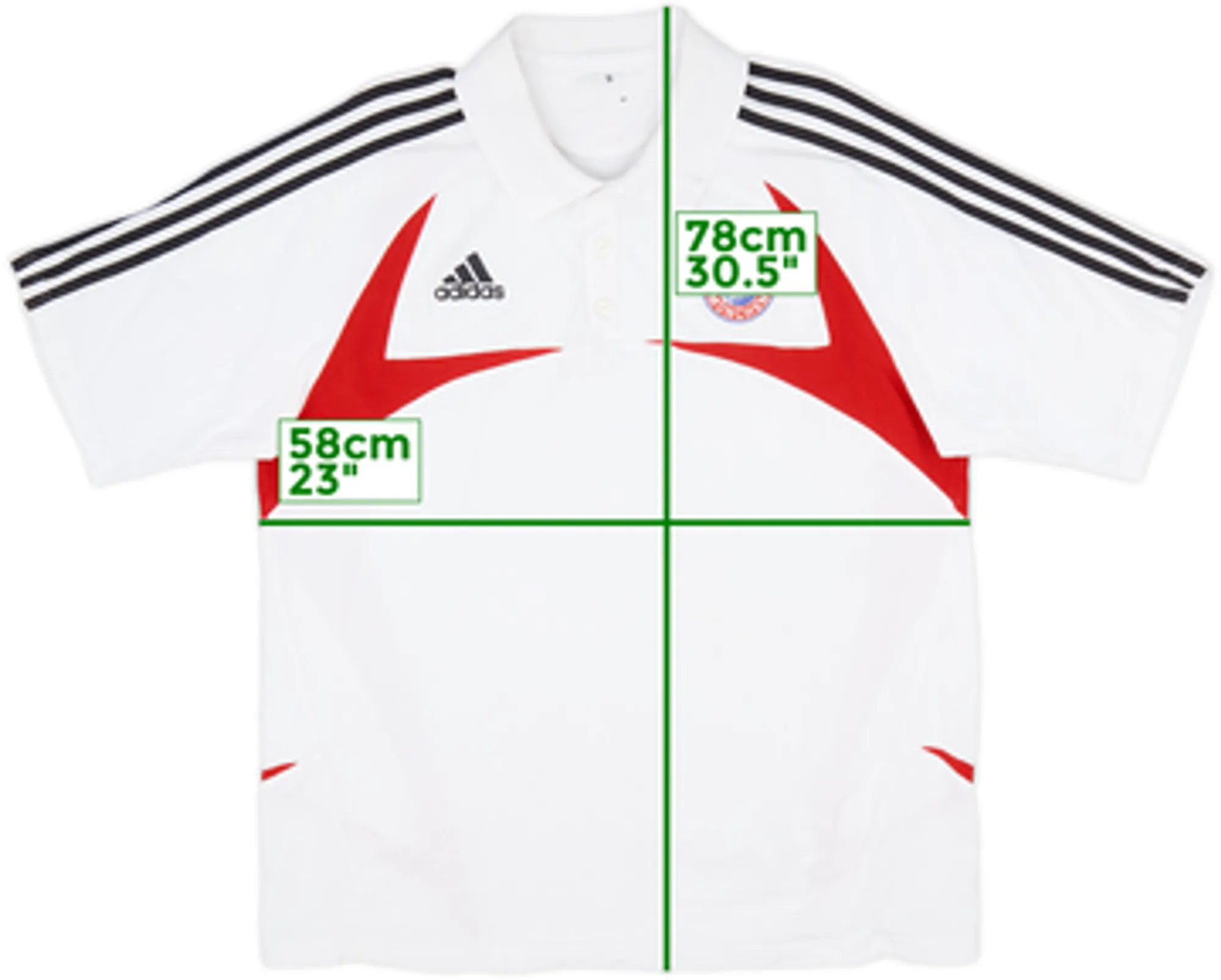 2007-08 Bayern Munich adidas Polo Shirt - 7/10 - (XL)