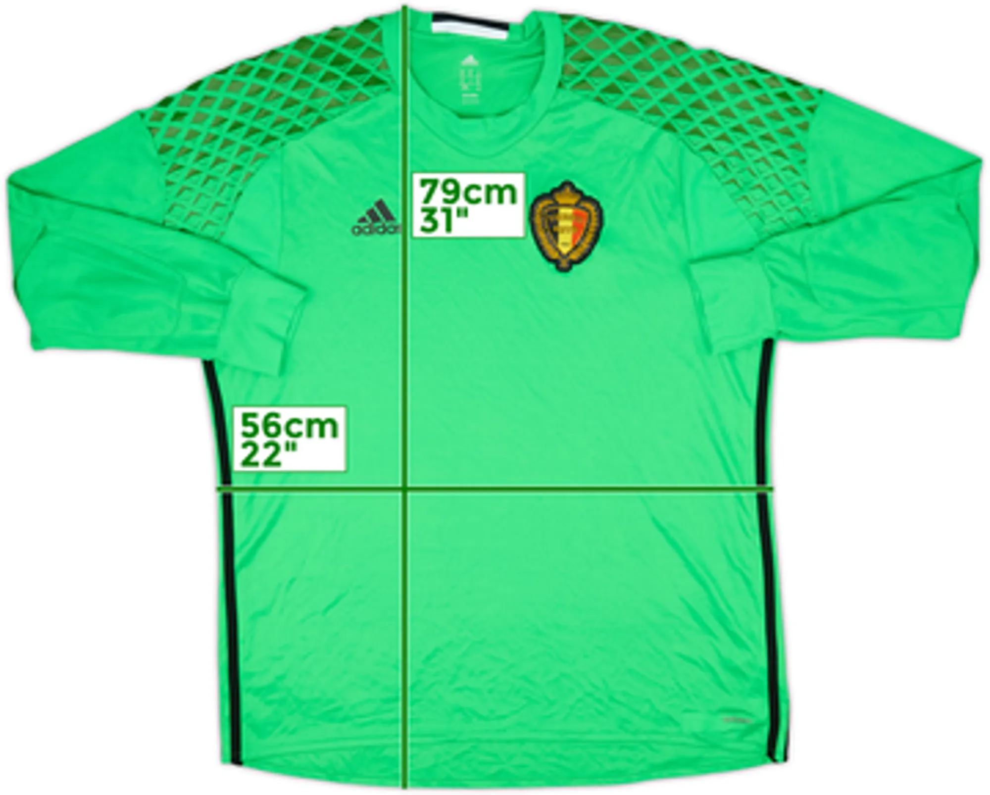 2016-17 Belgium Authentic GK Shirt - 8/10 - (XL)