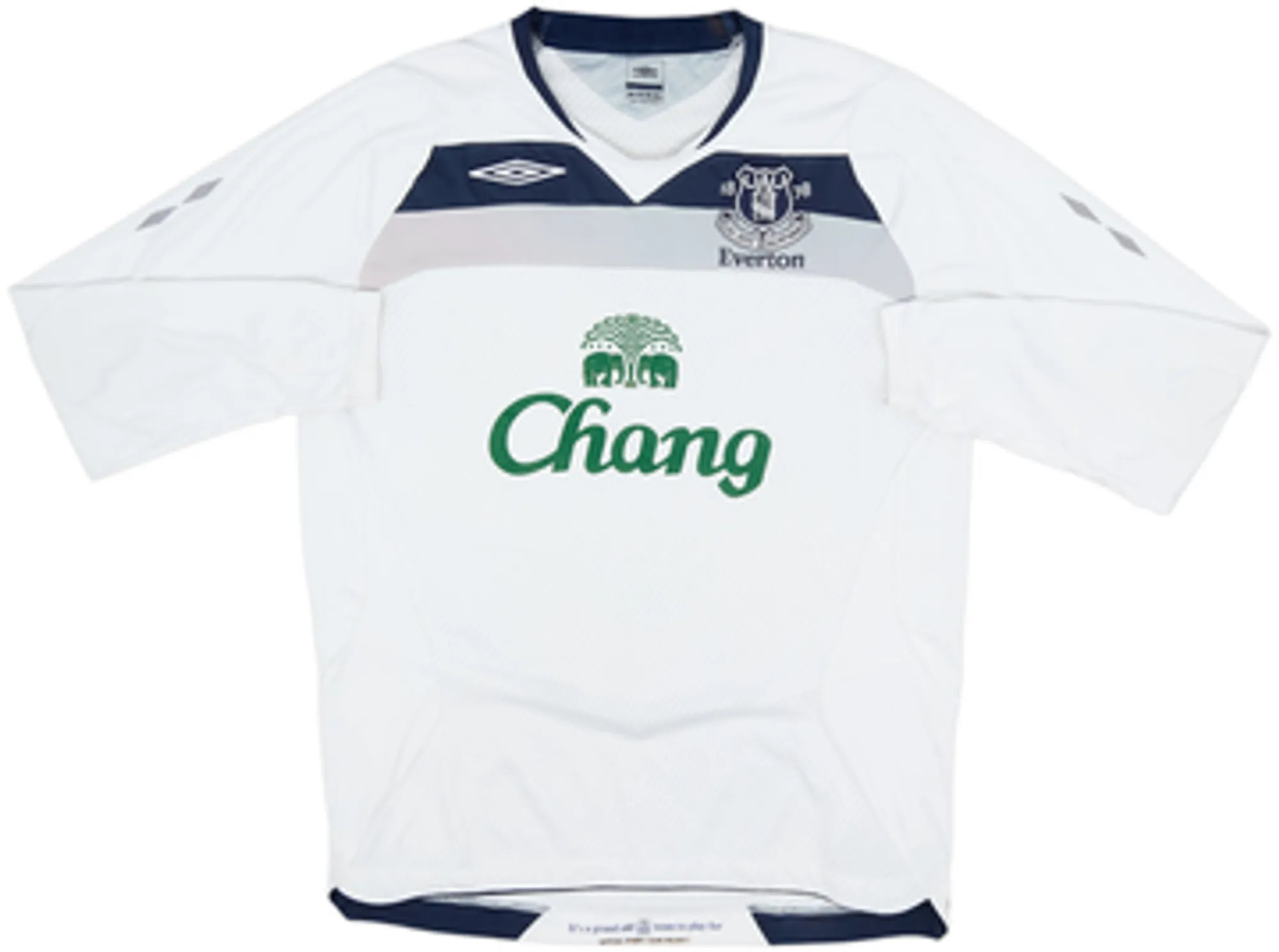 2008-09 Everton Away L/S Shirt Saha #9 - 6/10 - (L)