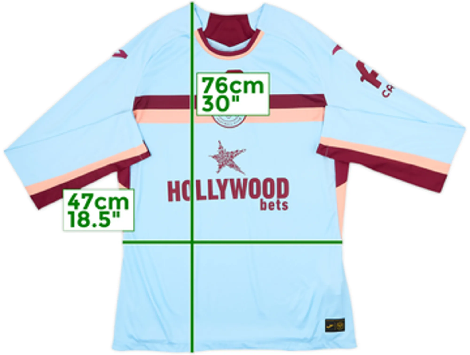 2025-26 Brentford Third L/S Shirt - 9/10 - (L)