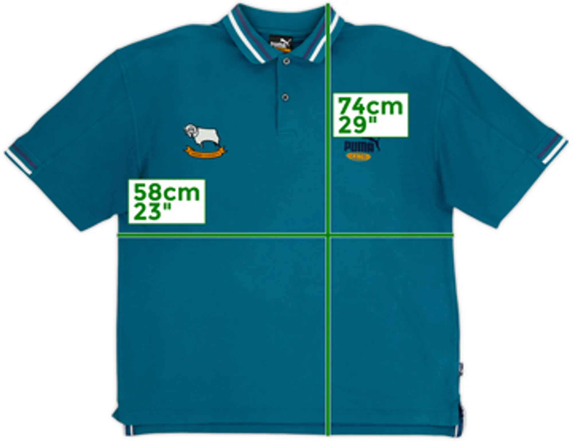 1999-00 Derby County Puma Polo Shirt - 8/10 - (XL)