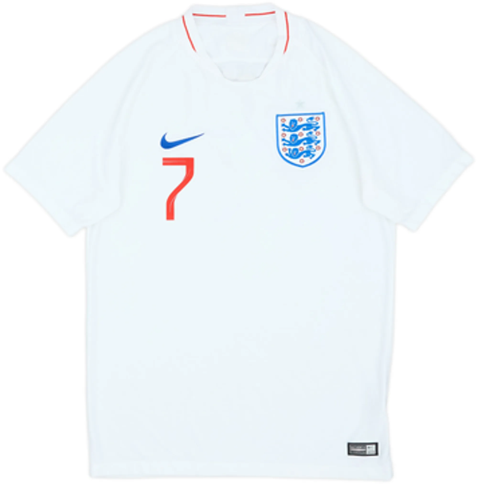 2018-19 England Home Shirt Lingard #7 - 9/10 - (S)
