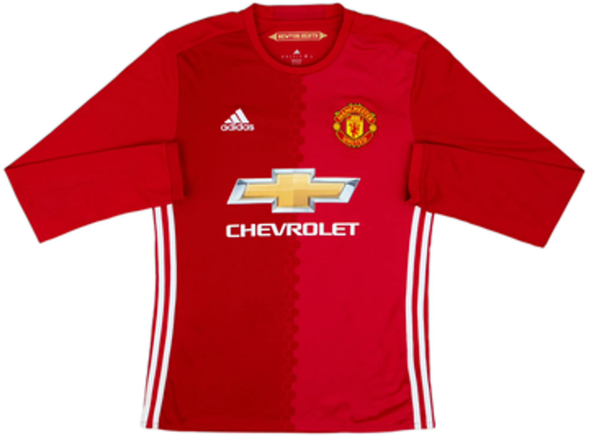 2016-17 Manchester United Home L/S Shirt Pogba #6 - 8/10 - (S)